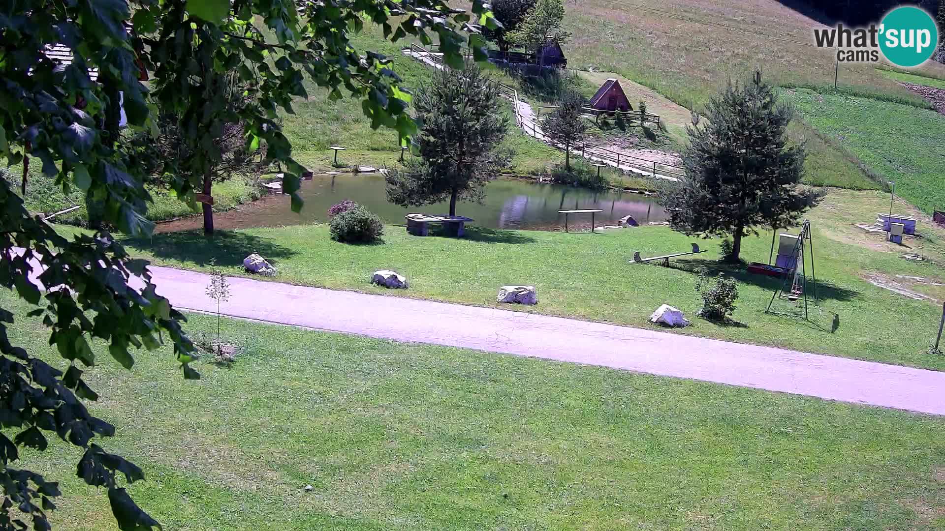 Étang à la ferme Pr’Vrhovc | Caméra en direct