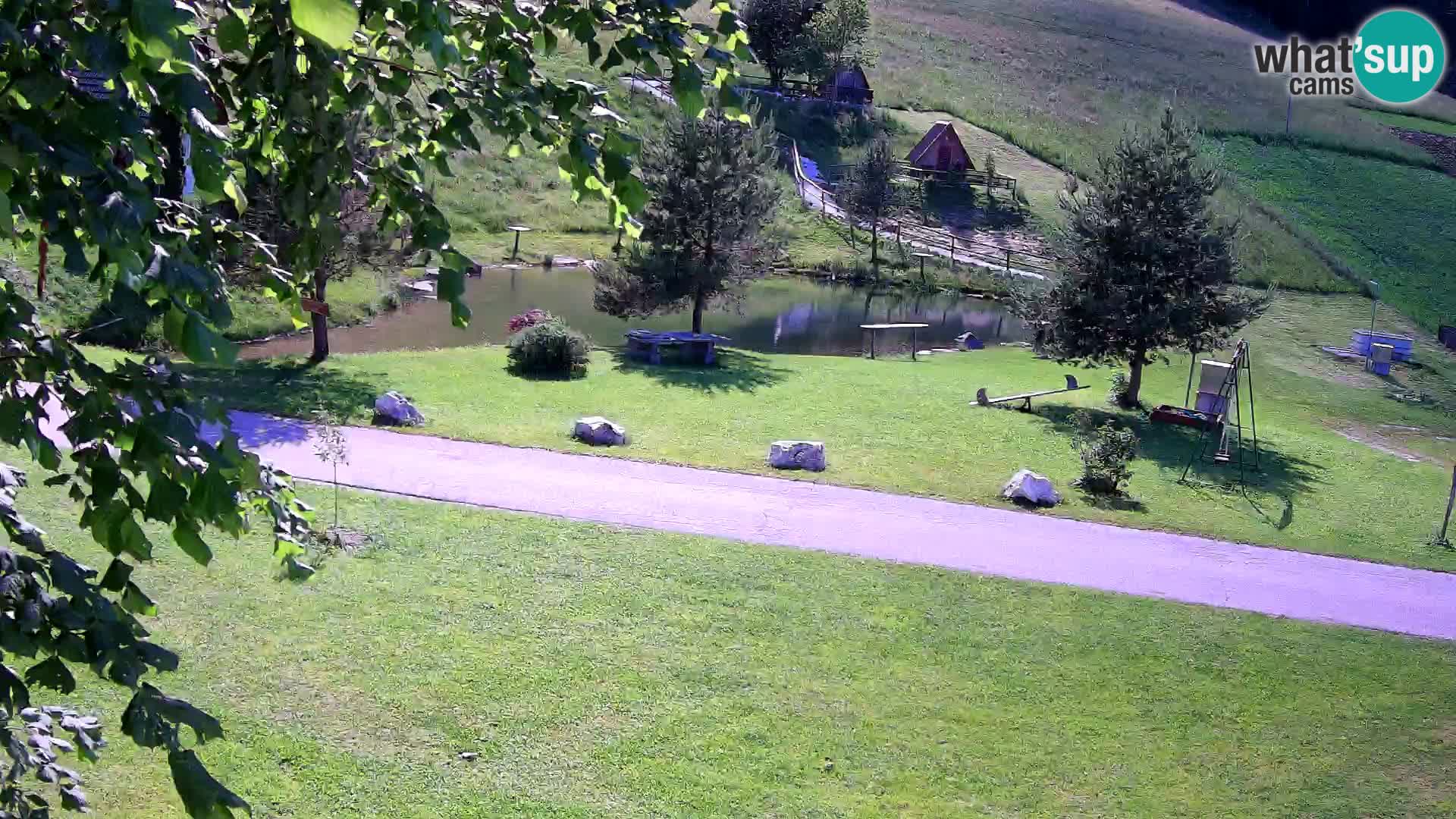 Étang à la ferme Pr’Vrhovc | Caméra en direct