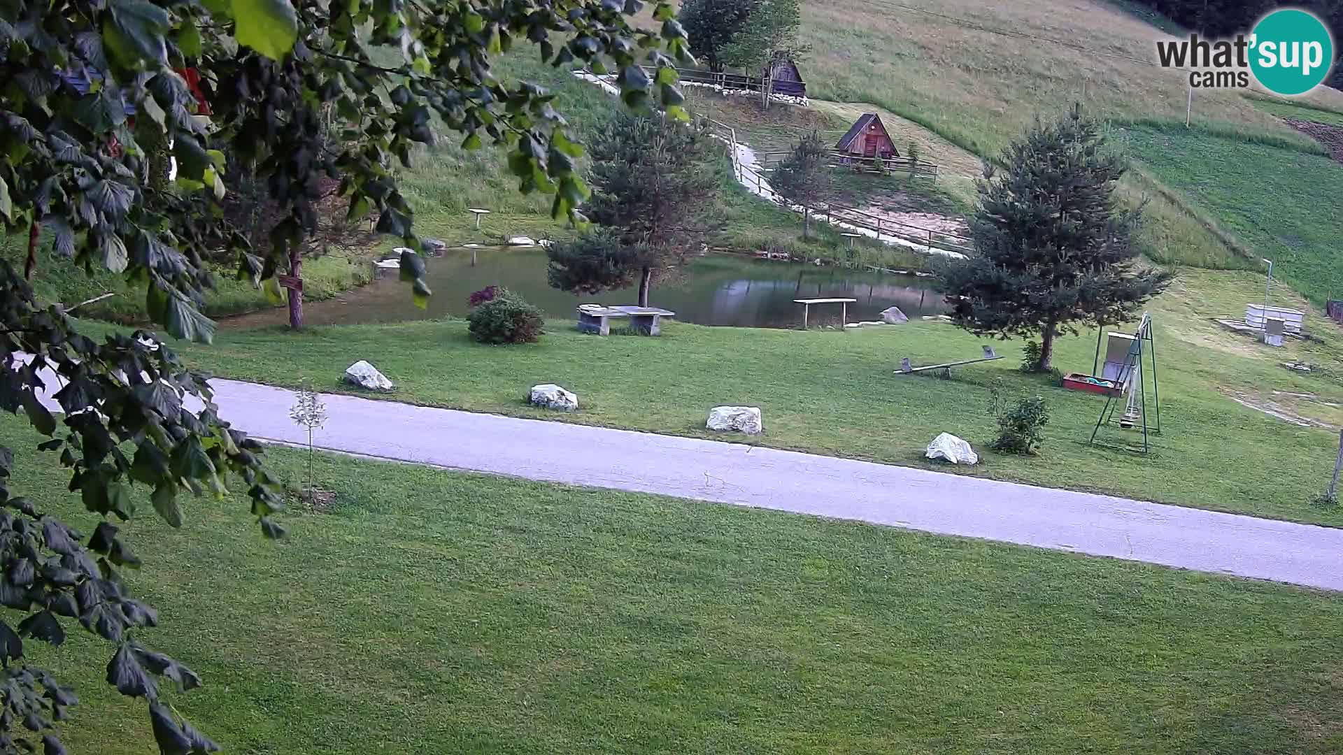 Étang à la ferme Pr’Vrhovc | Caméra en direct