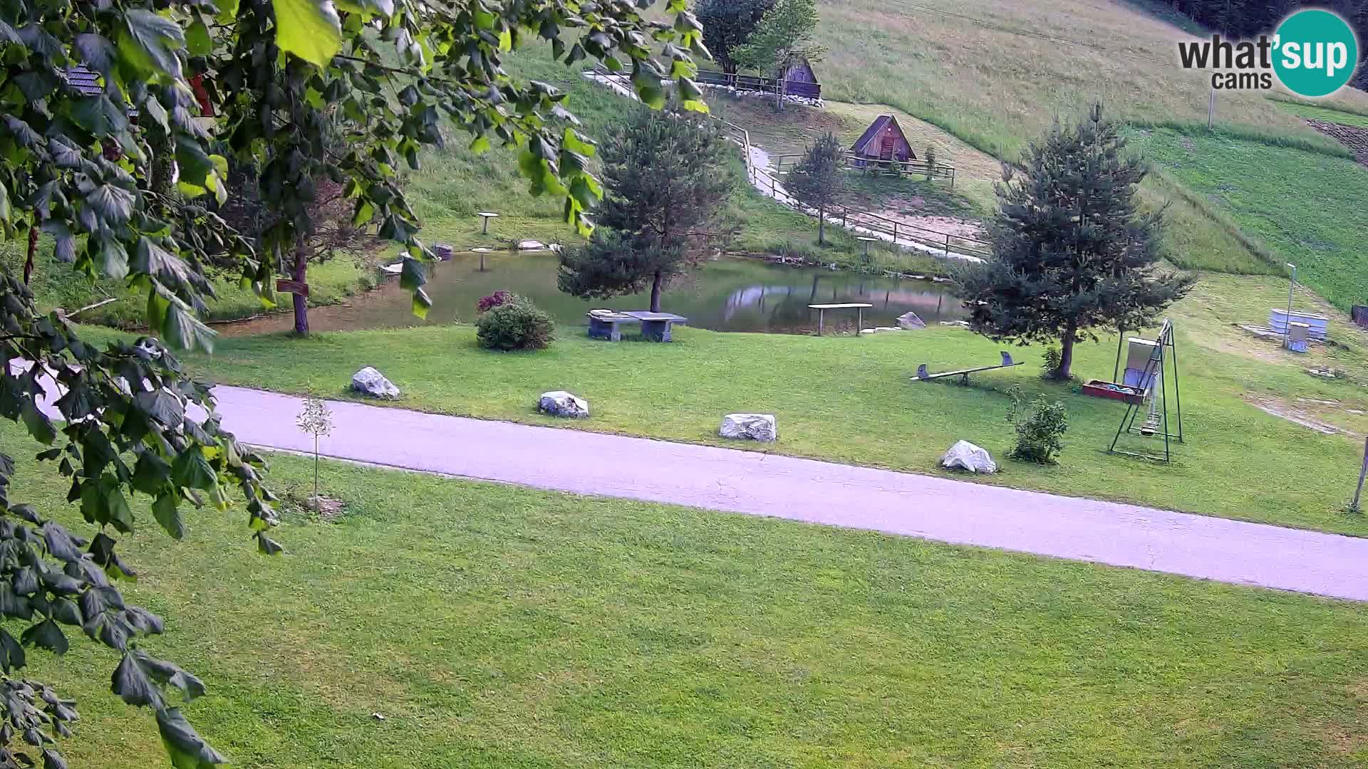Étang à la ferme Pr’Vrhovc | Caméra en direct
