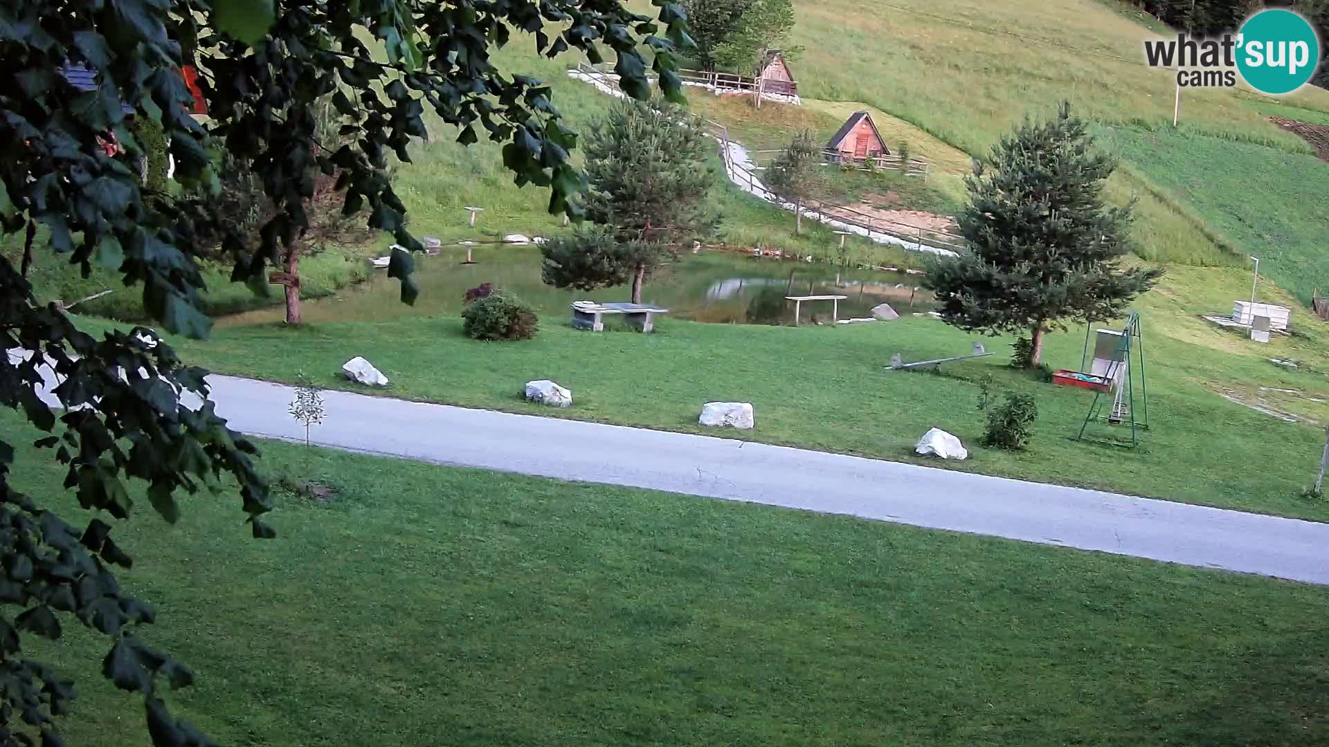Pond at the Pr’Vrhovc Homestead Webcam