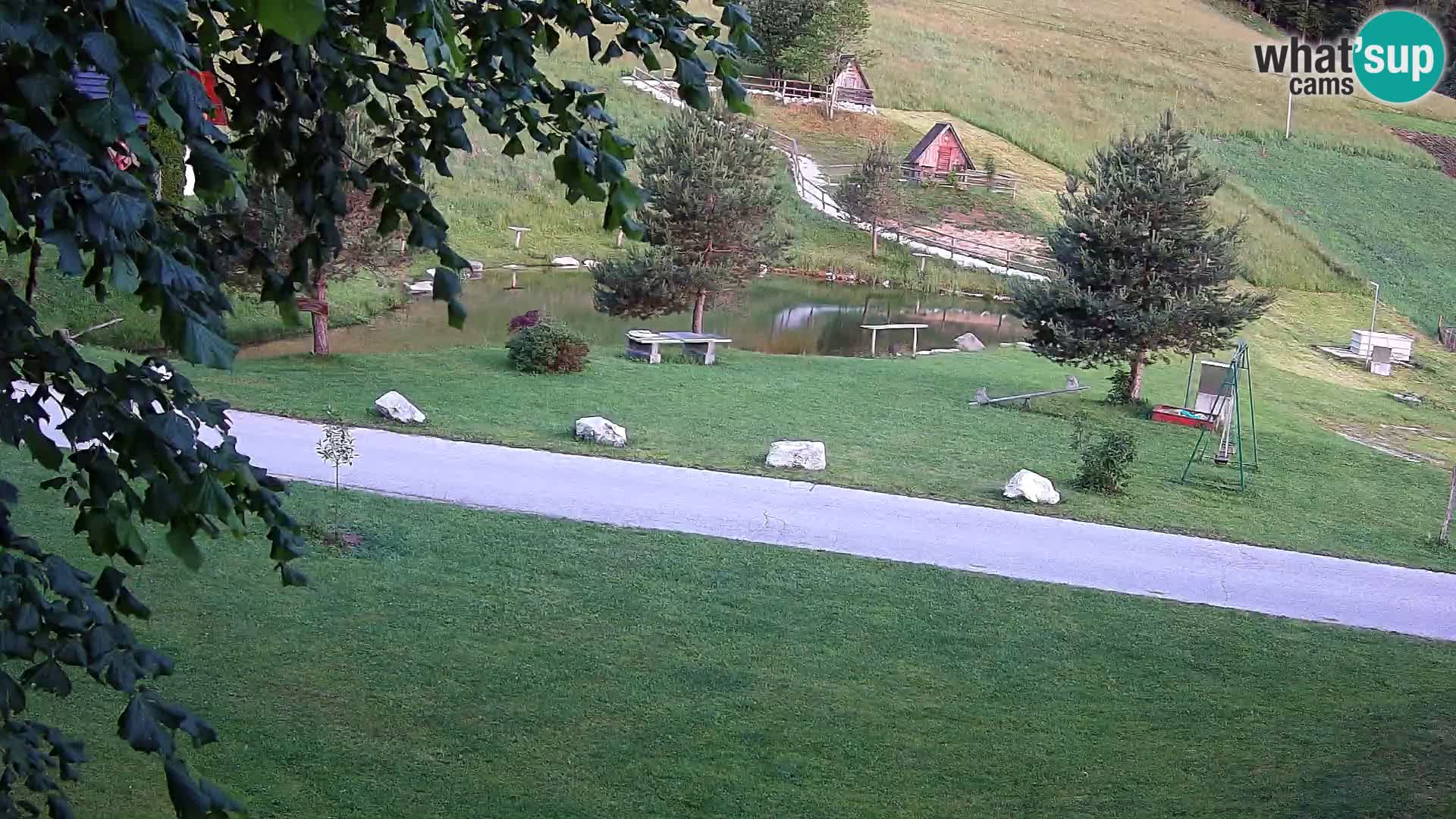 Étang à la ferme Pr’Vrhovc | Caméra en direct