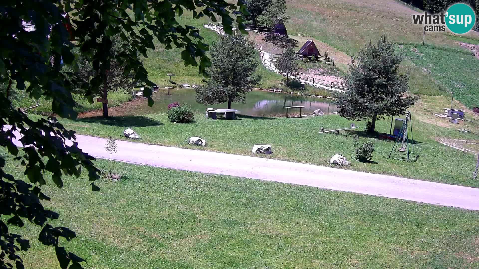 Pond at the Pr’Vrhovc Homestead Webcam