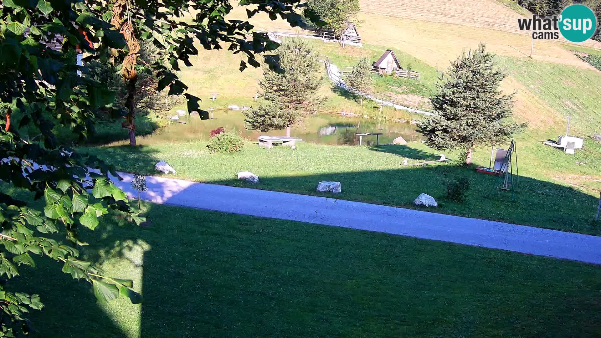 Estanque en la Finca Pr’Vrhovc | Cámara web