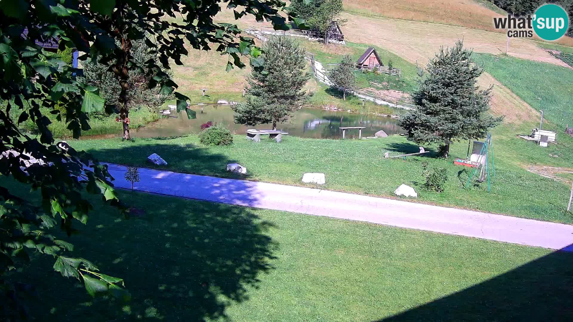 Étang à la ferme Pr’Vrhovc | Caméra en direct
