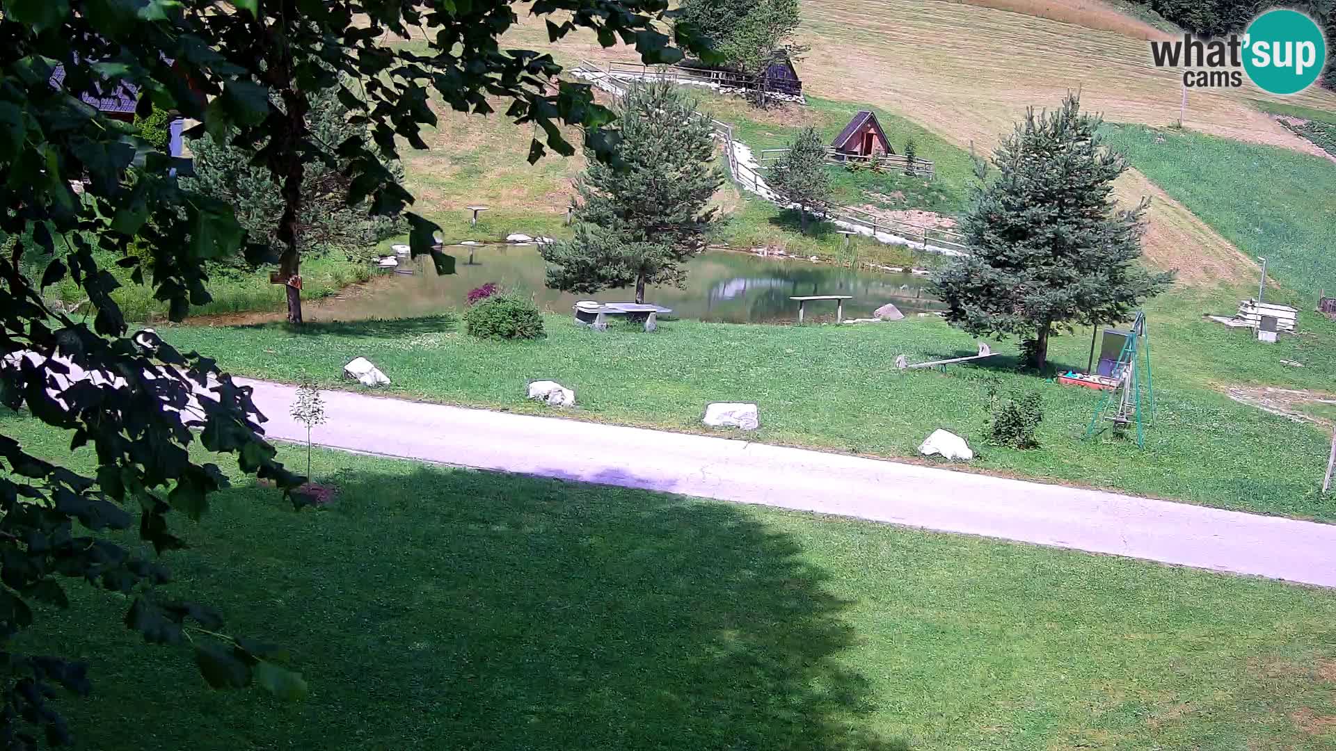 Pond at the Pr’Vrhovc Homestead Webcam