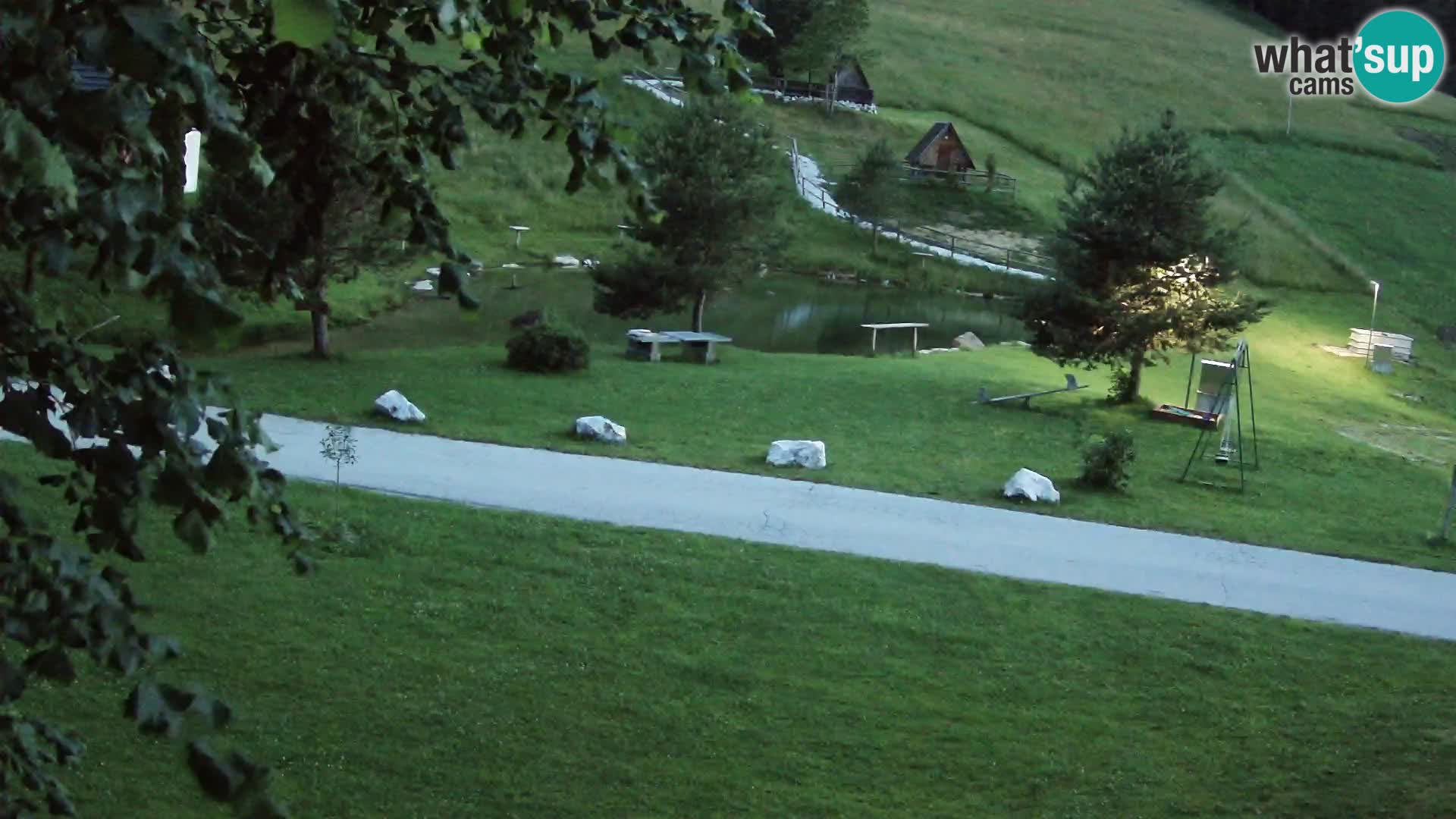 Étang à la ferme Pr’Vrhovc | Caméra en direct