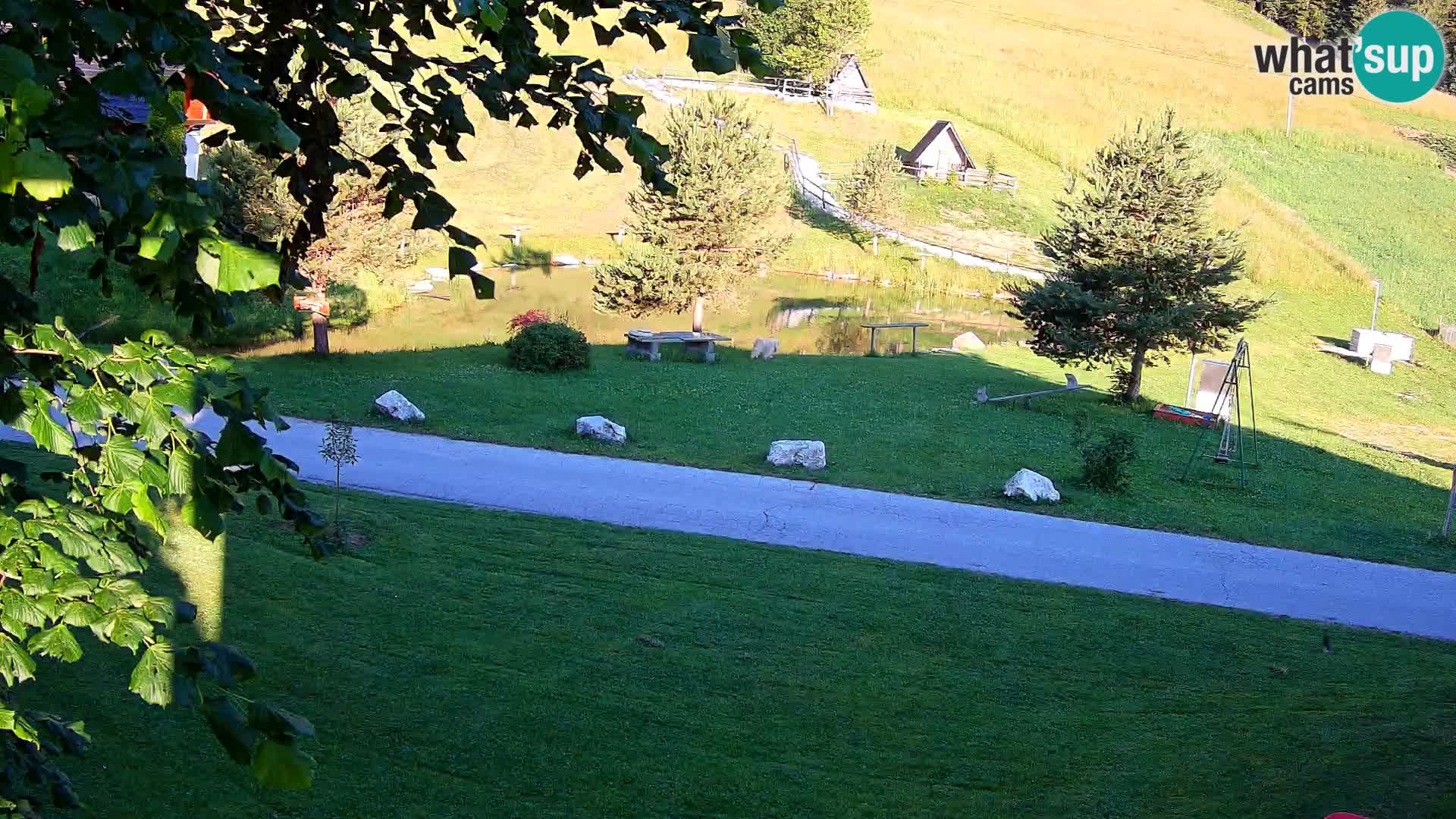 Étang à la ferme Pr’Vrhovc | Caméra en direct