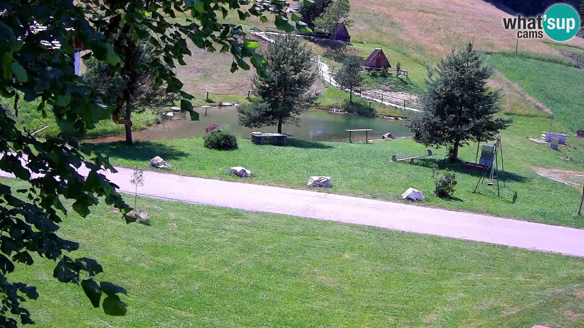 Pond at the Pr’Vrhovc Homestead Webcam