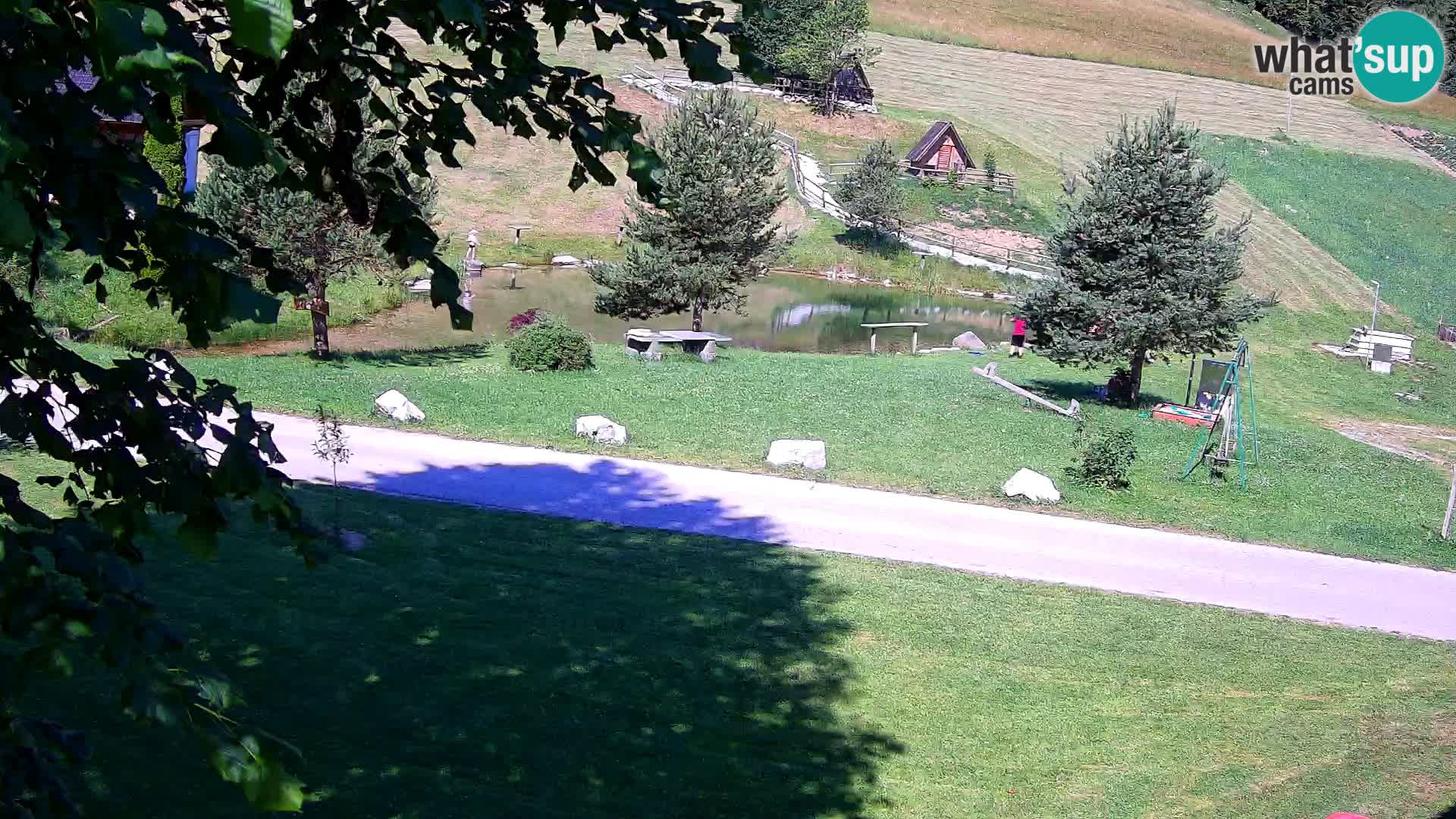Étang à la ferme Pr’Vrhovc | Caméra en direct