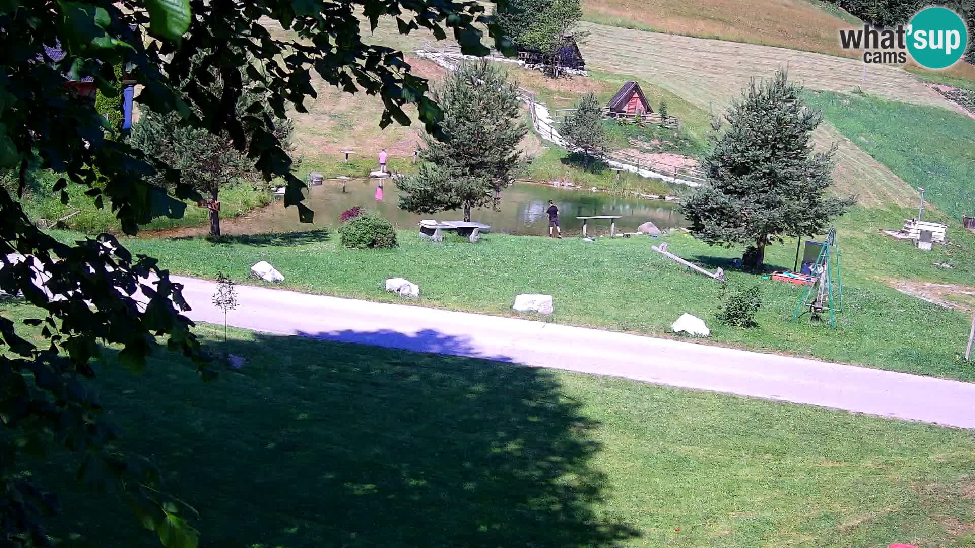Pond at the Pr’Vrhovc Homestead Webcam