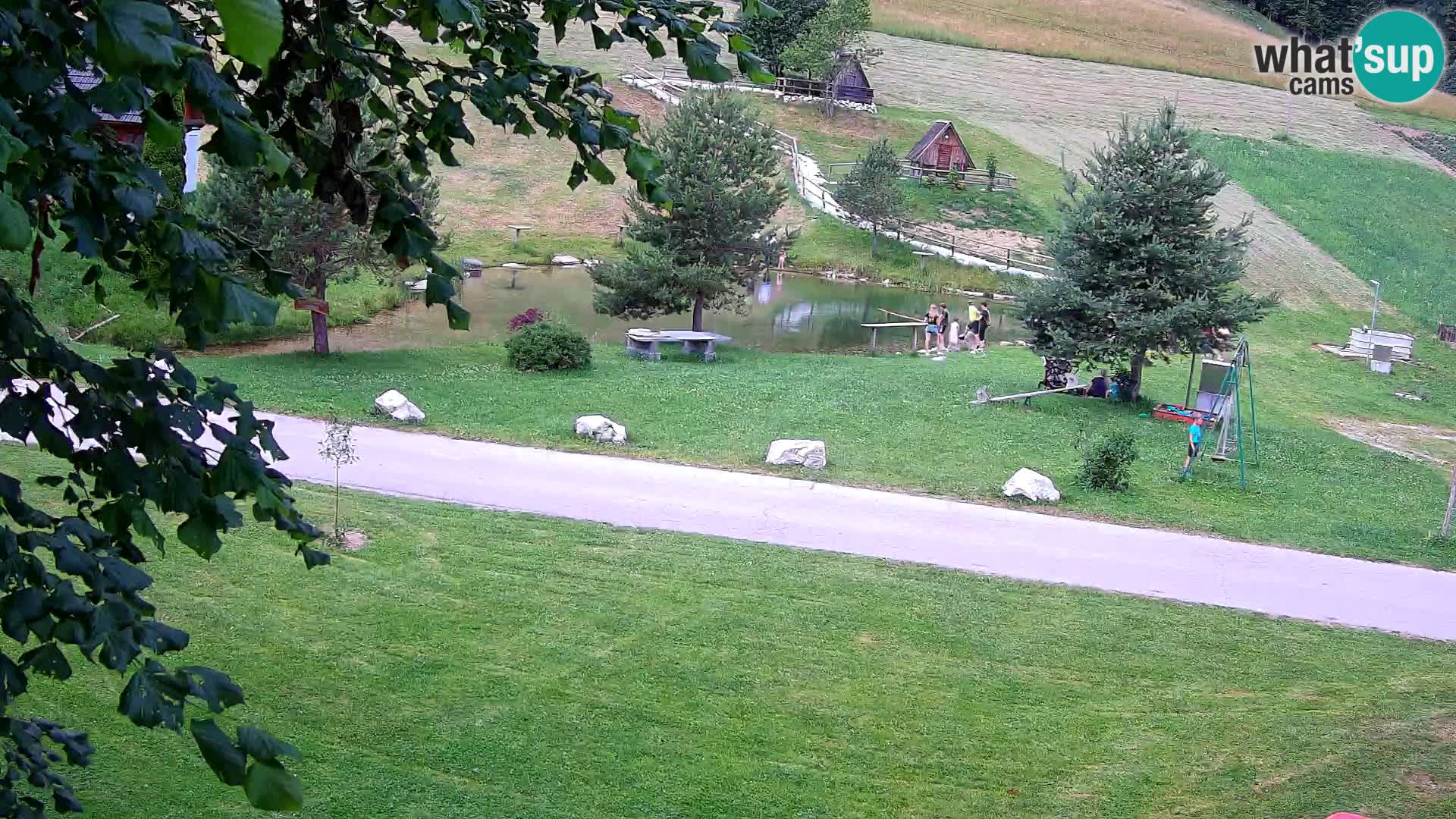 Étang à la ferme Pr’Vrhovc | Caméra en direct