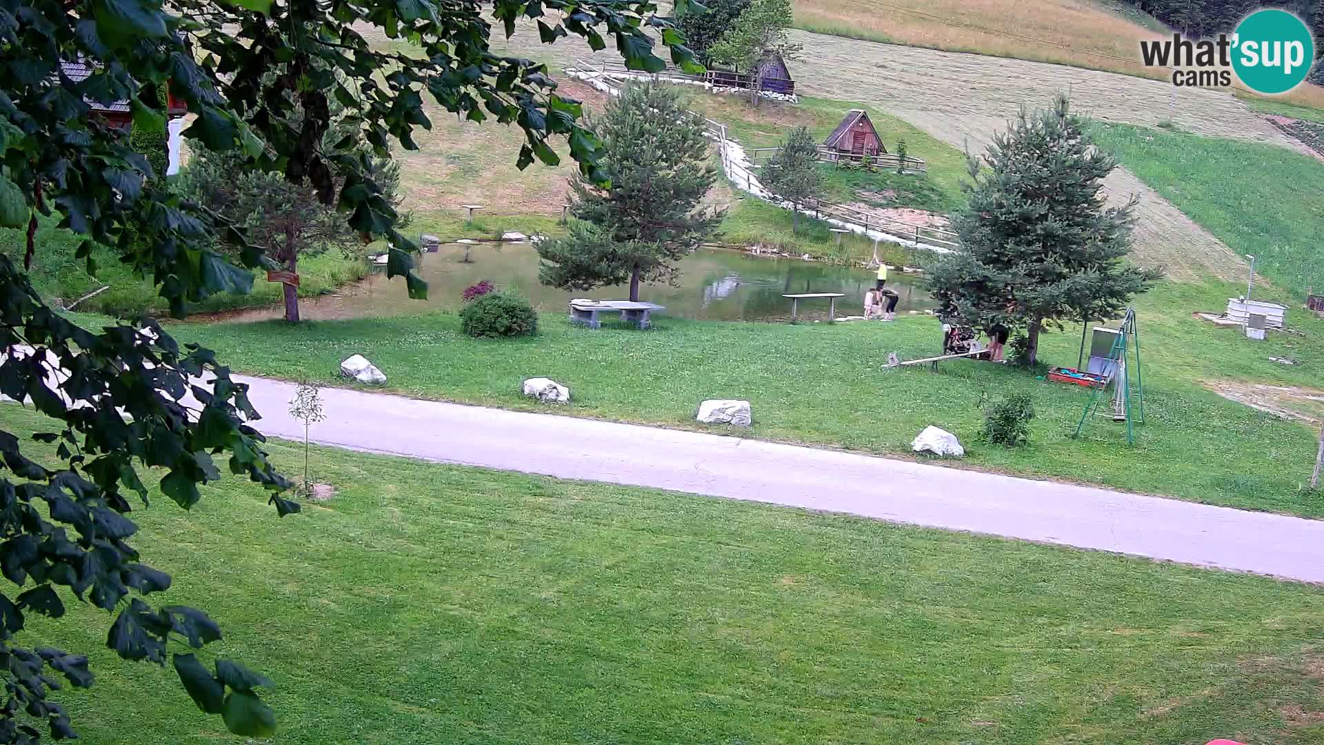 Étang à la ferme Pr’Vrhovc | Caméra en direct