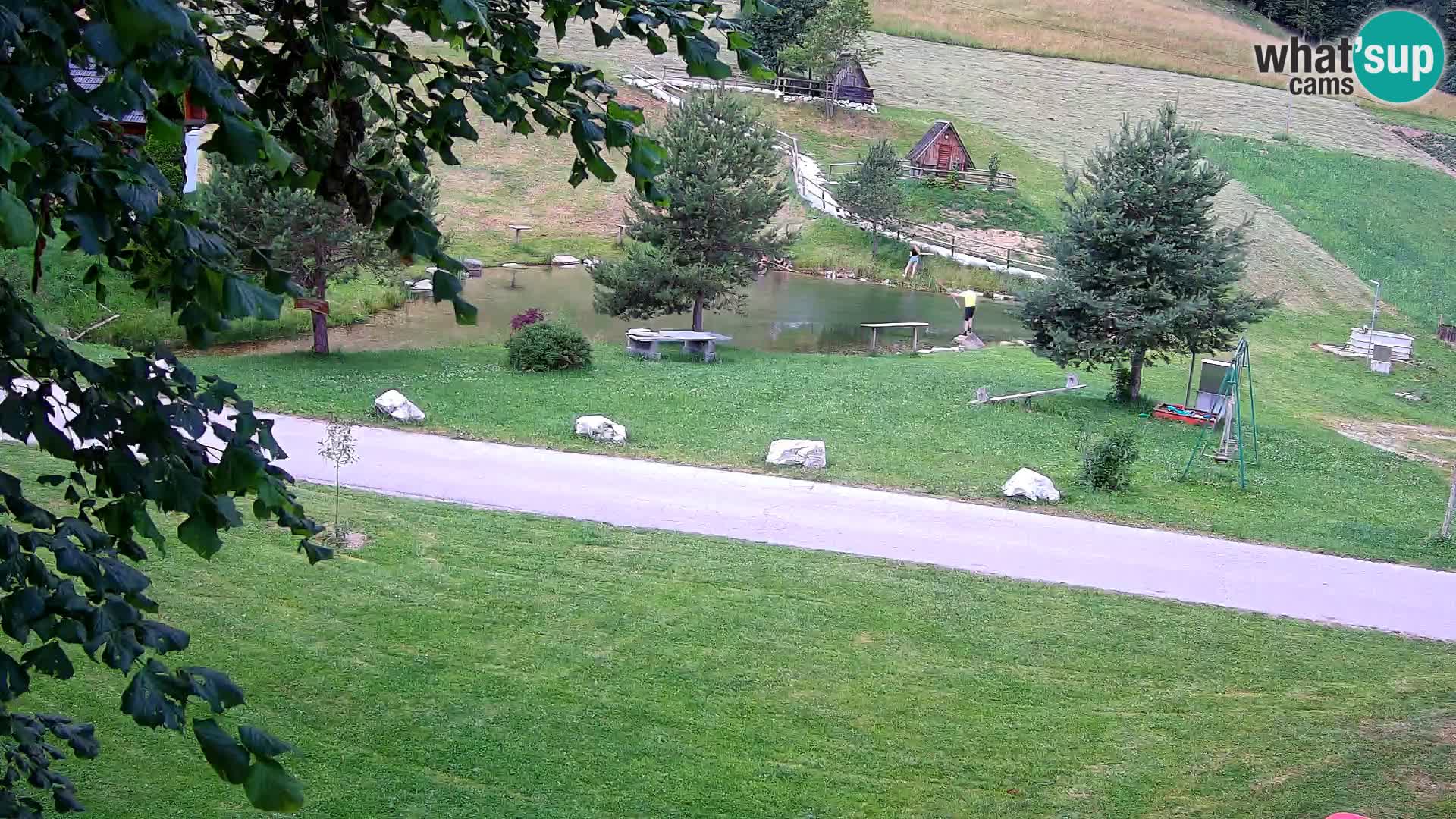 Teich auf dem Bauernhof Pr’Vrhovc | Webkamera