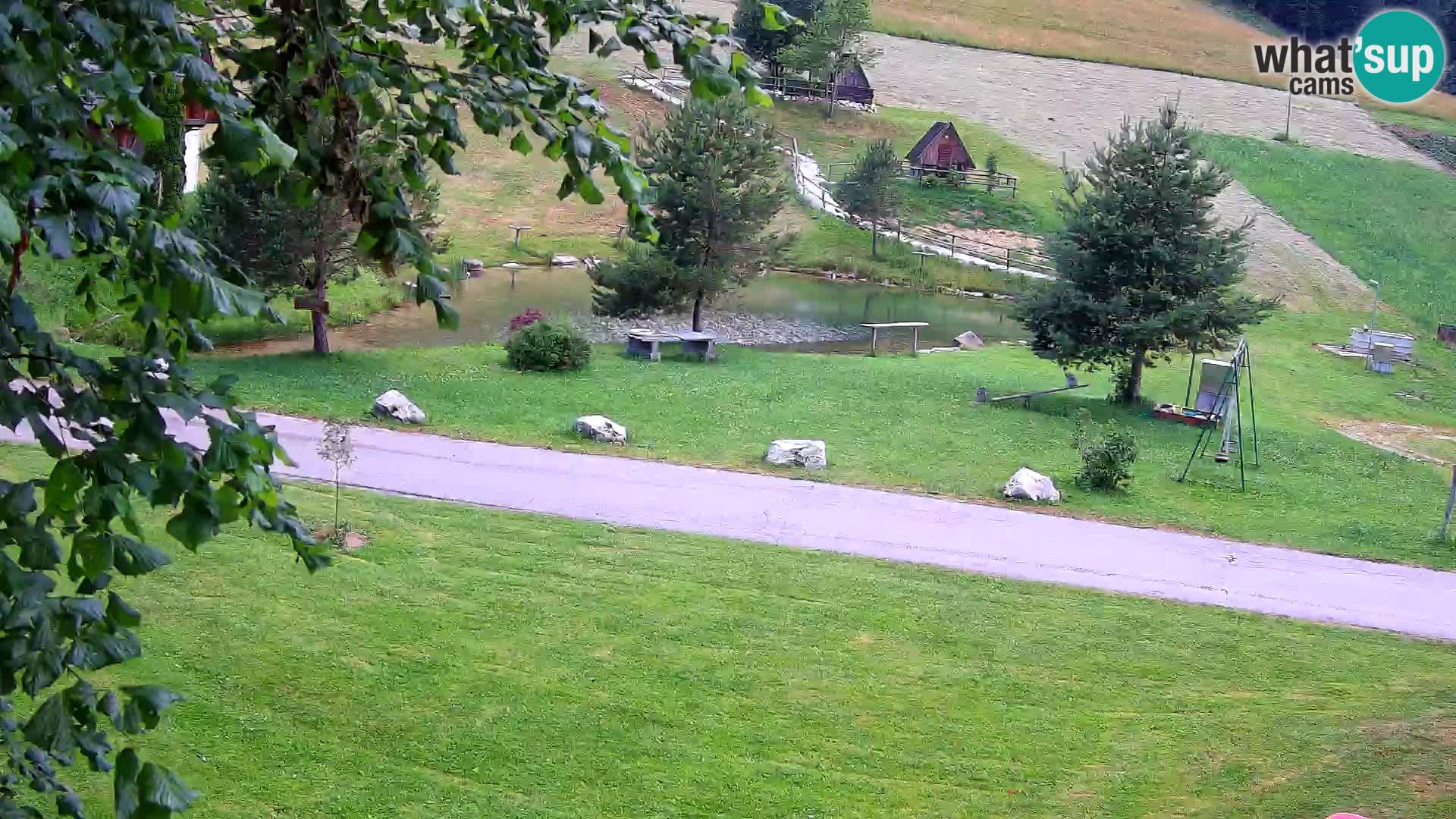 Étang à la ferme Pr’Vrhovc | Caméra en direct