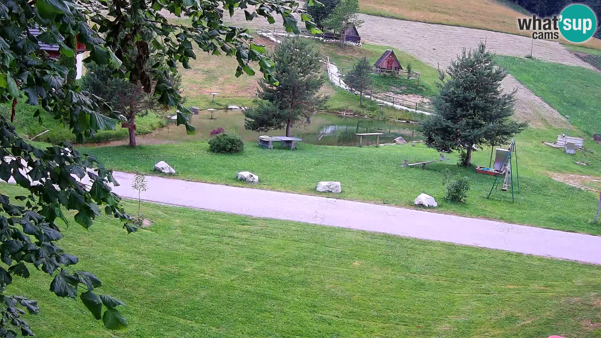 Pond at the Pr’Vrhovc Homestead Webcam