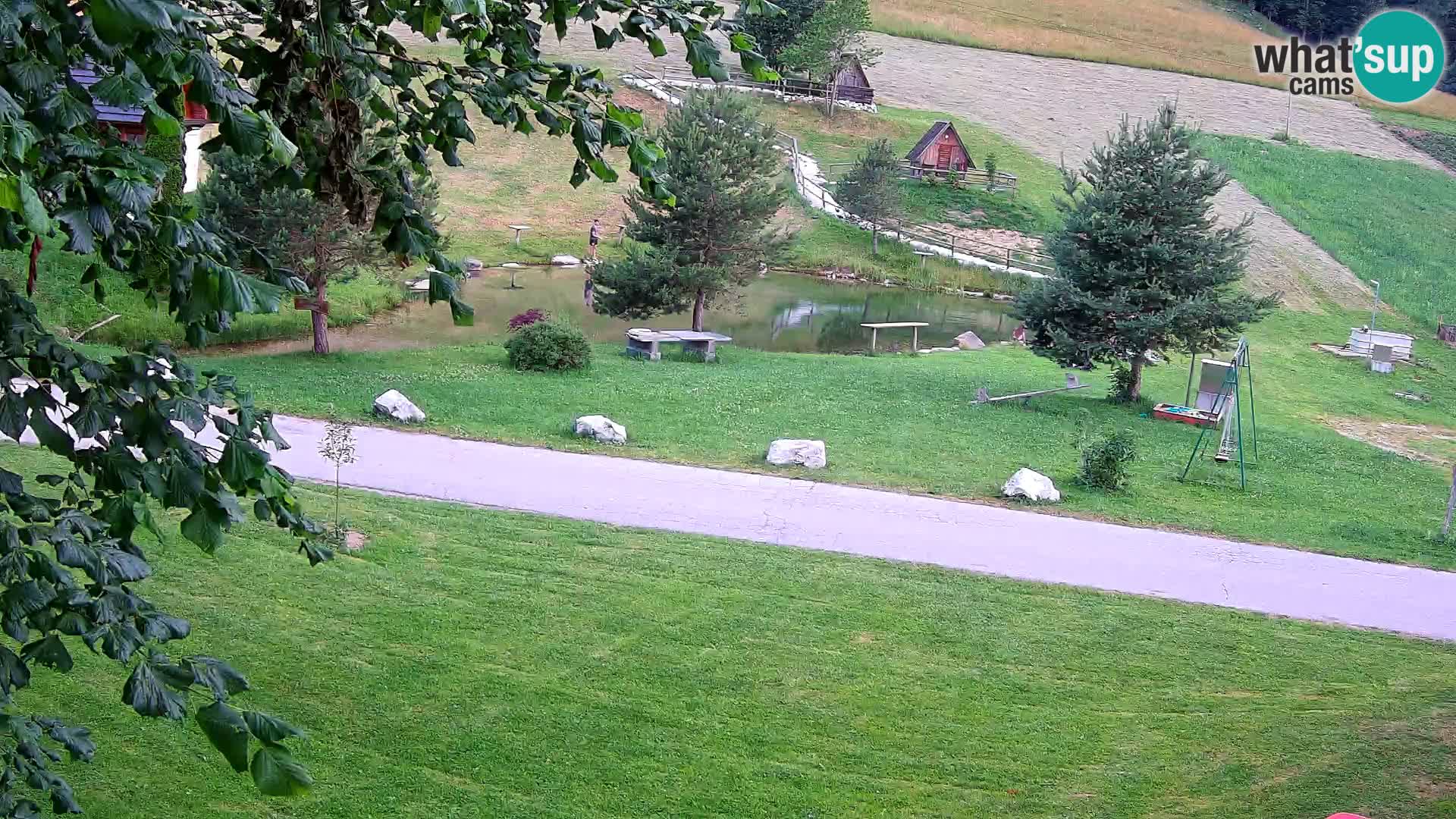 Pond at the Pr’Vrhovc Homestead Webcam