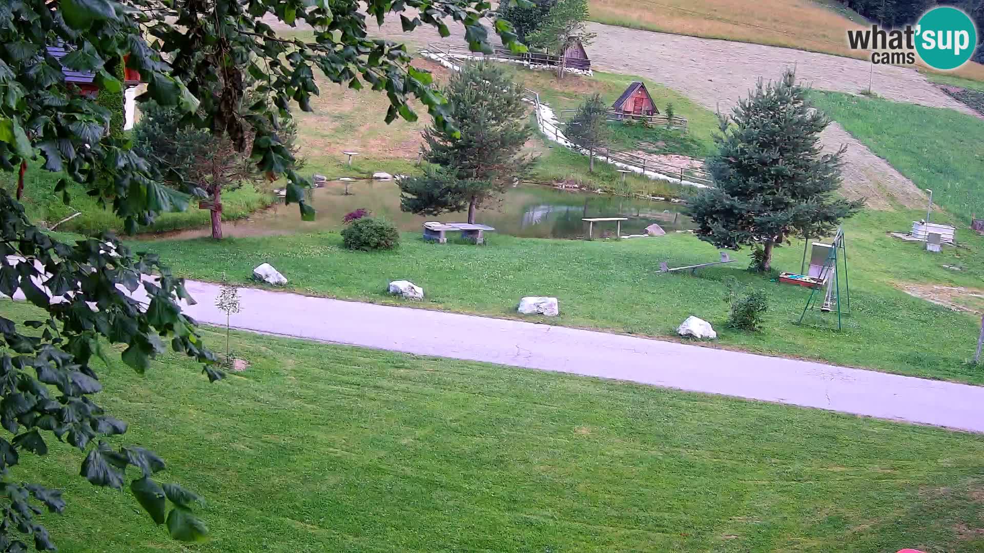 Pond at the Pr’Vrhovc Homestead Webcam