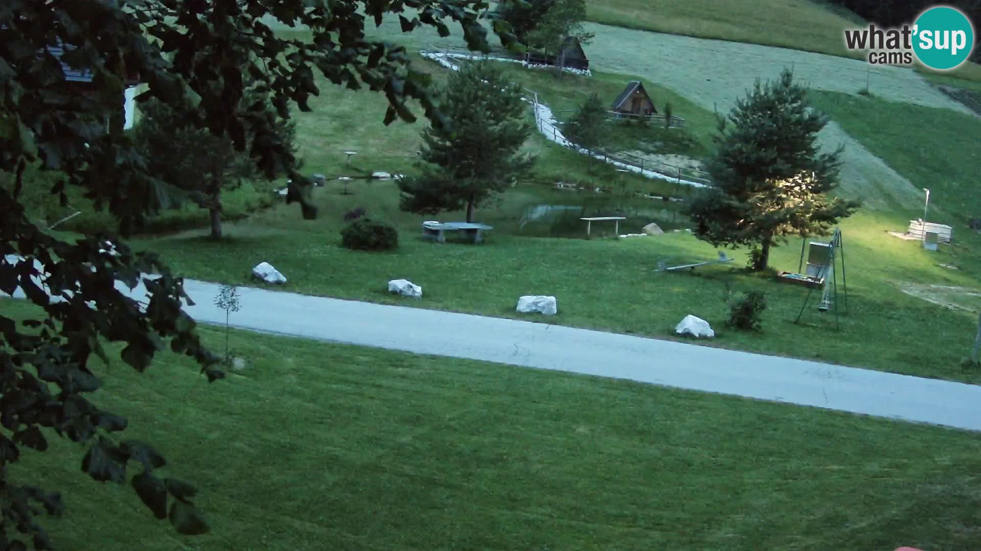 Teich auf dem Bauernhof Pr’Vrhovc | Webkamera