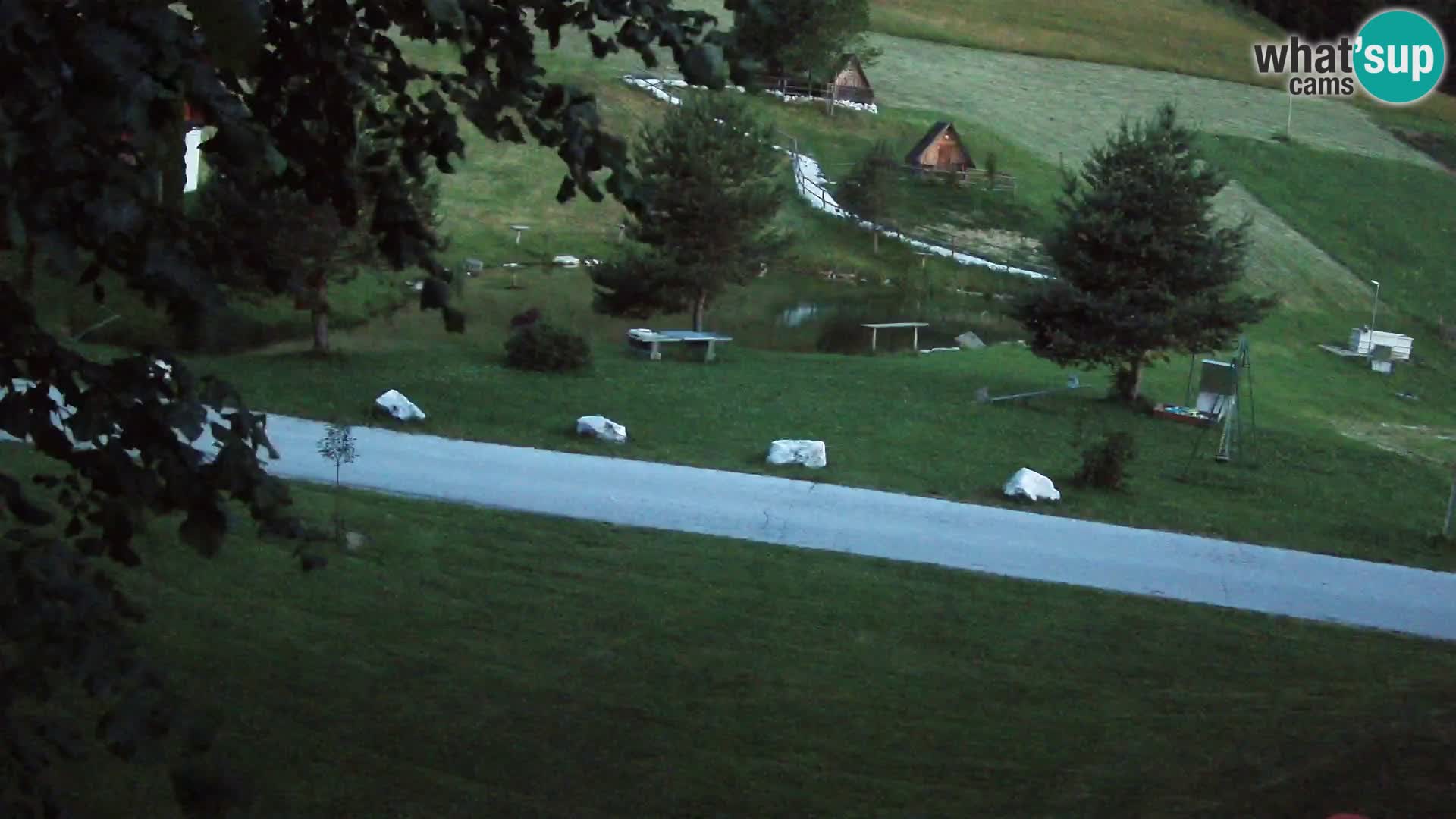 Pond at the Pr’Vrhovc Homestead Webcam