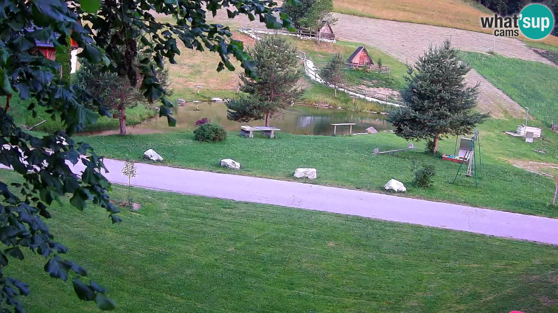 Pond at the Pr’Vrhovc Homestead Webcam