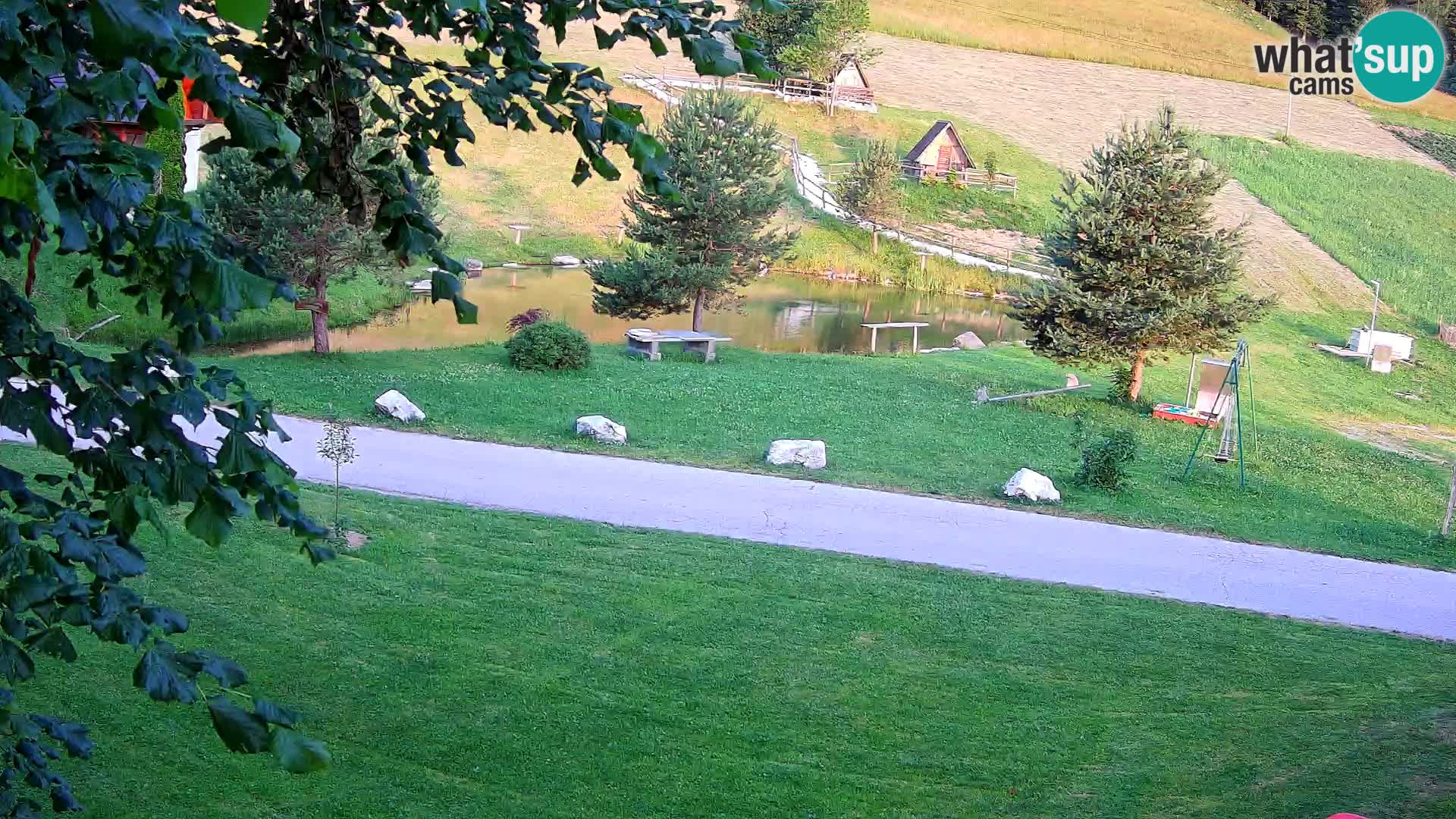 Pond at the Pr’Vrhovc Homestead Webcam