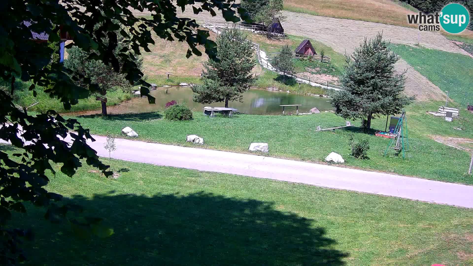 Étang à la ferme Pr’Vrhovc | Caméra en direct