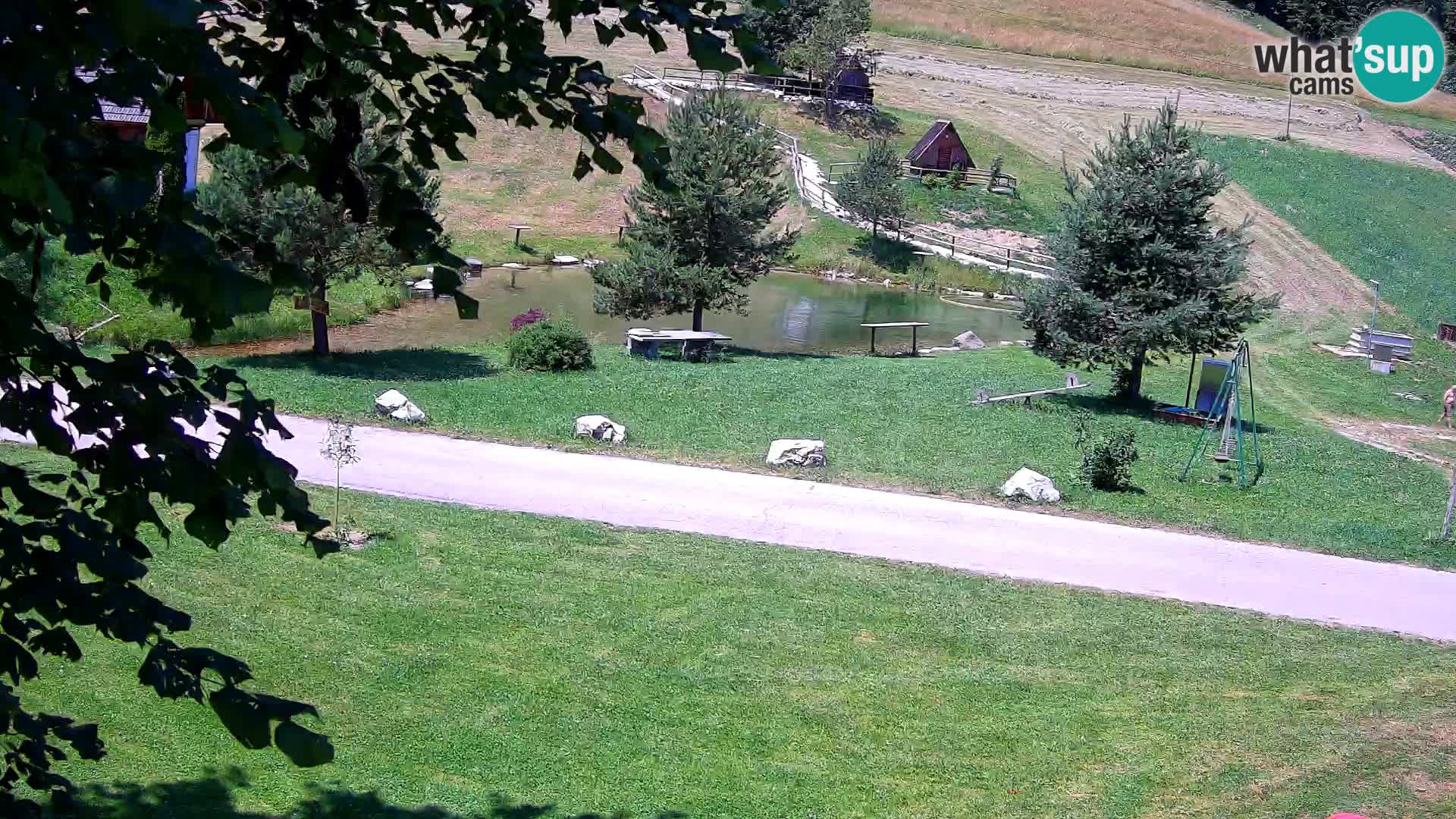 Étang à la ferme Pr’Vrhovc | Caméra en direct