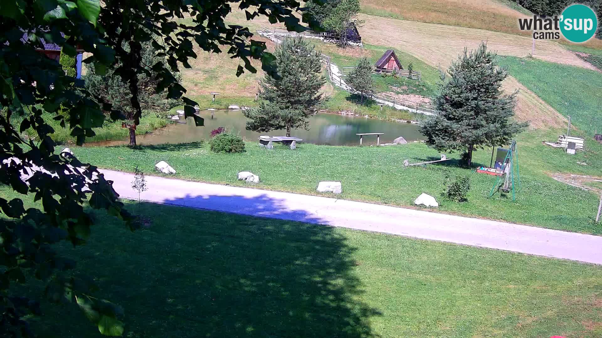 Étang à la ferme Pr’Vrhovc | Caméra en direct