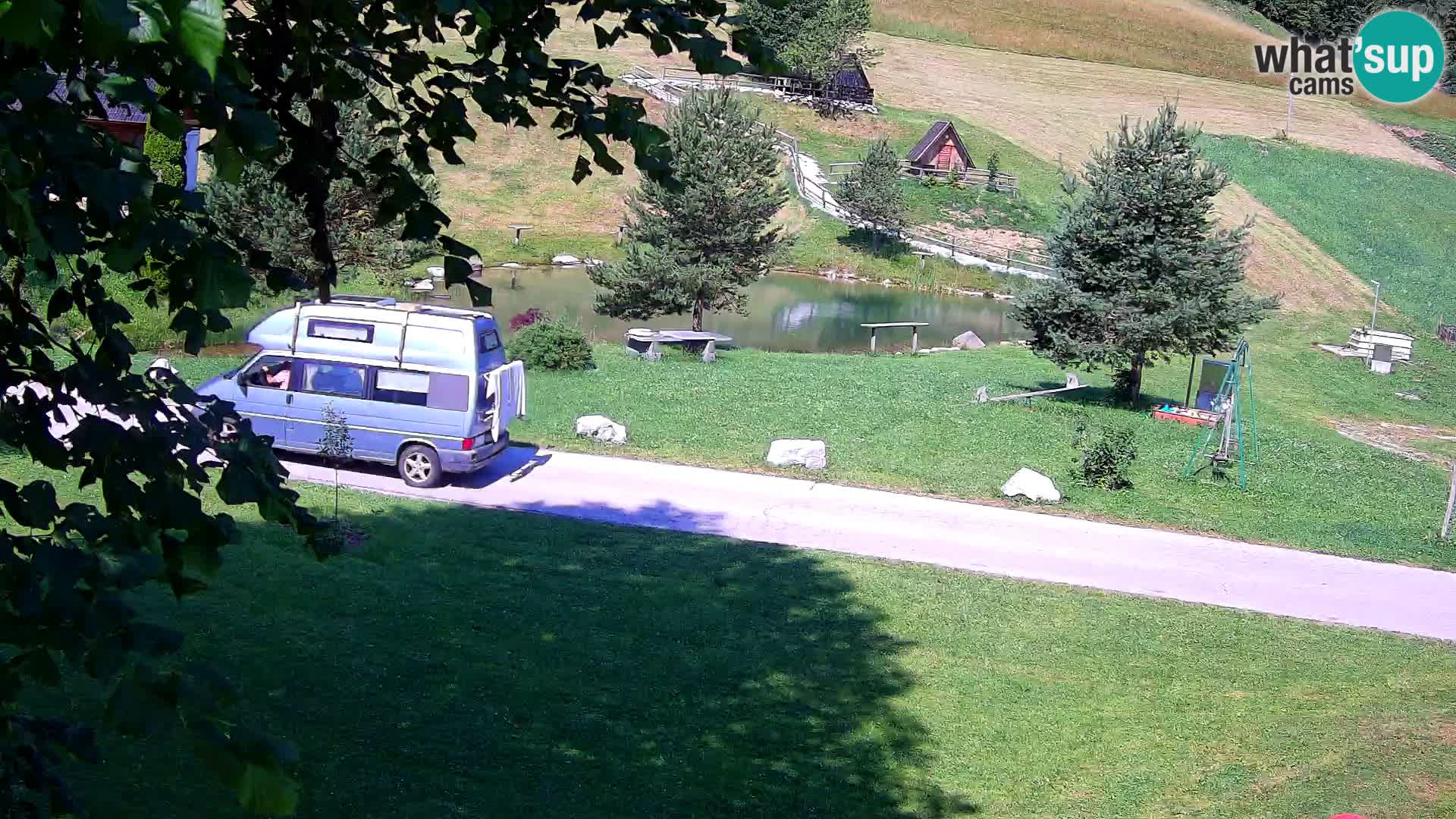 Pond at the Pr’Vrhovc Homestead Webcam