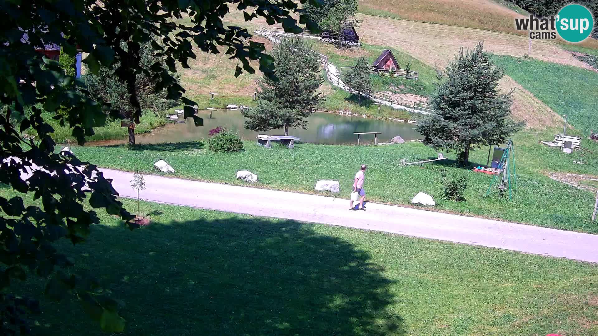 Pond at the Pr’Vrhovc Homestead Webcam