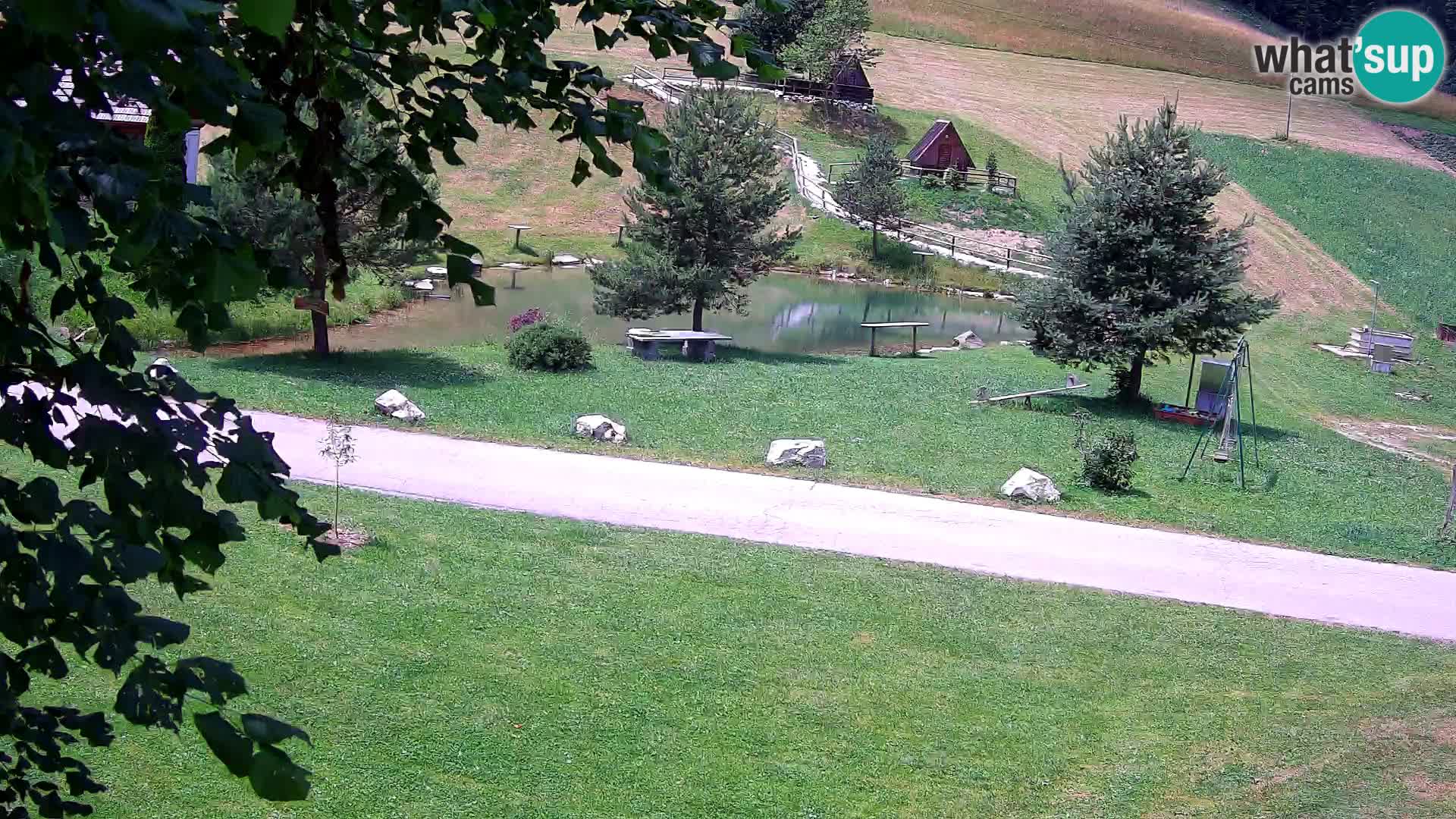 Étang à la ferme Pr’Vrhovc | Caméra en direct