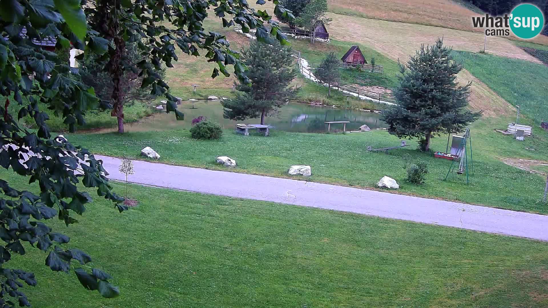 Teich auf dem Bauernhof Pr’Vrhovc | Webkamera