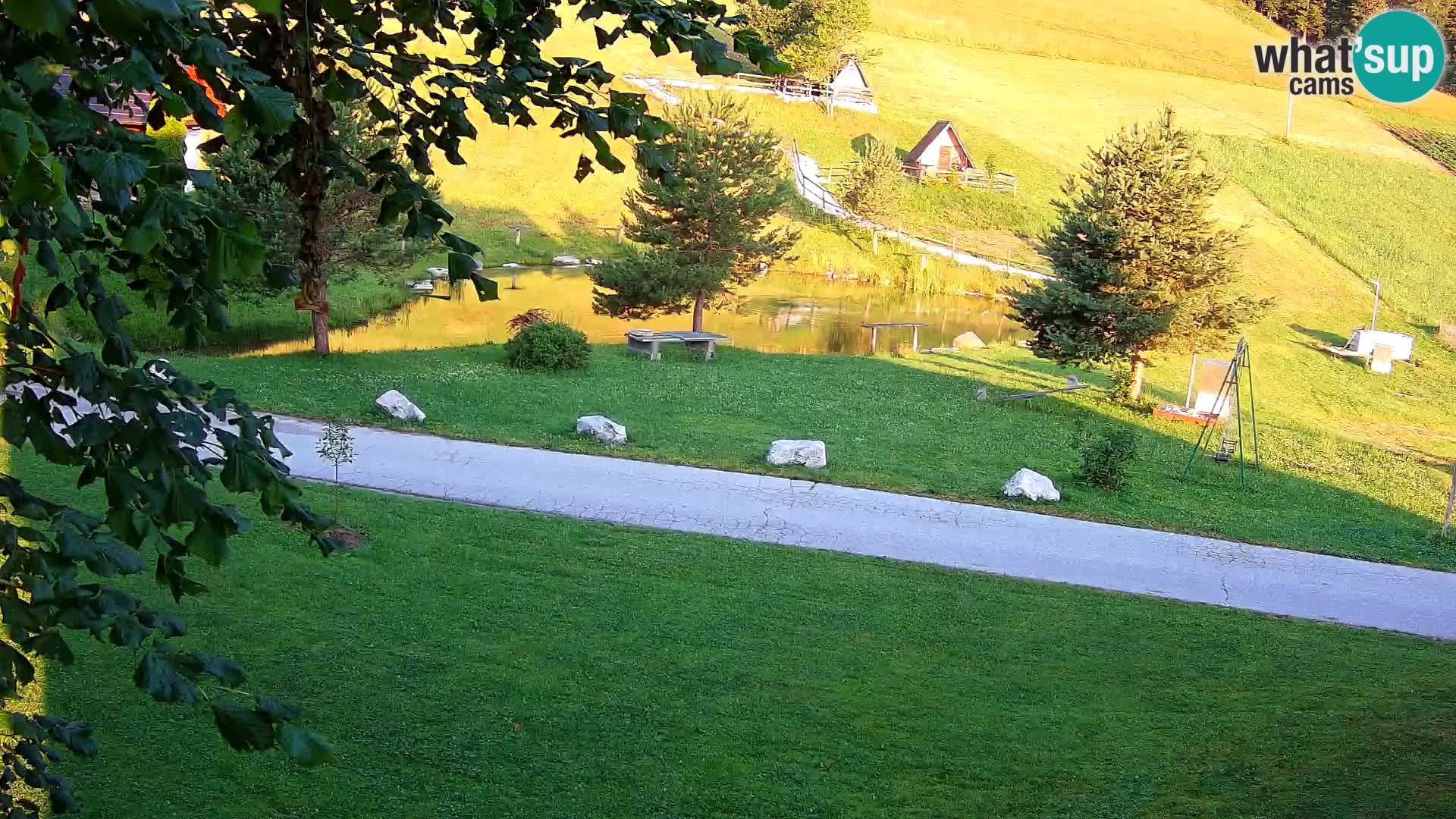 Estanque en la Finca Pr’Vrhovc | Cámara web