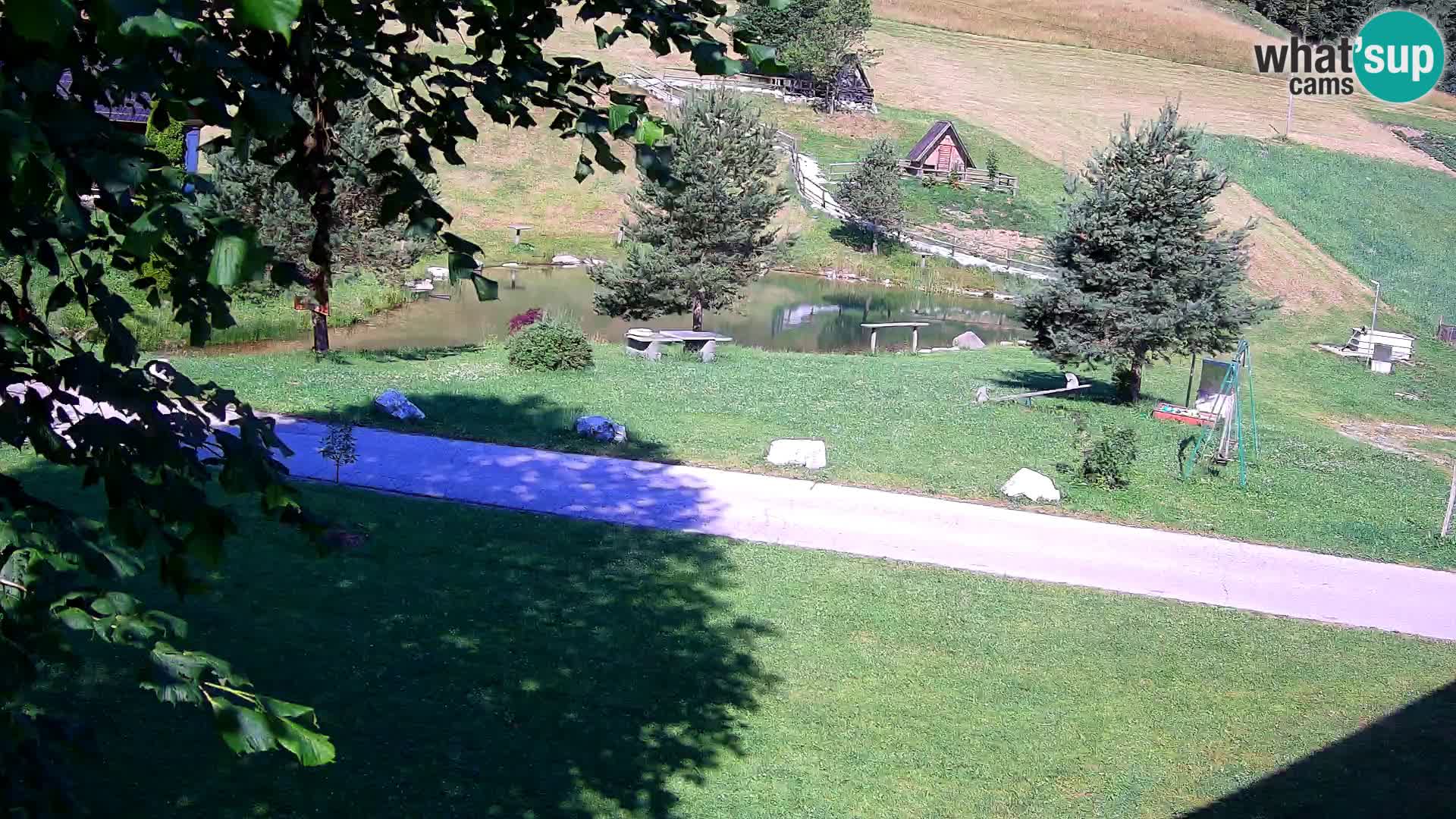 Estanque en la Finca Pr’Vrhovc | Cámara web