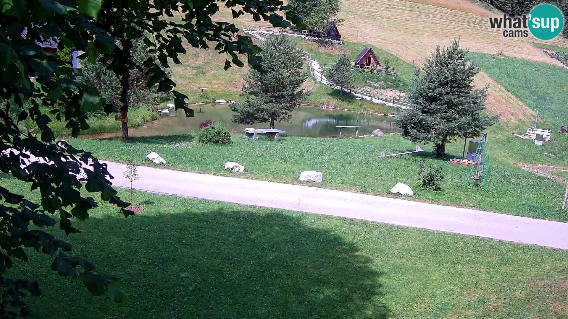 Pond at the Pr’Vrhovc Homestead Webcam