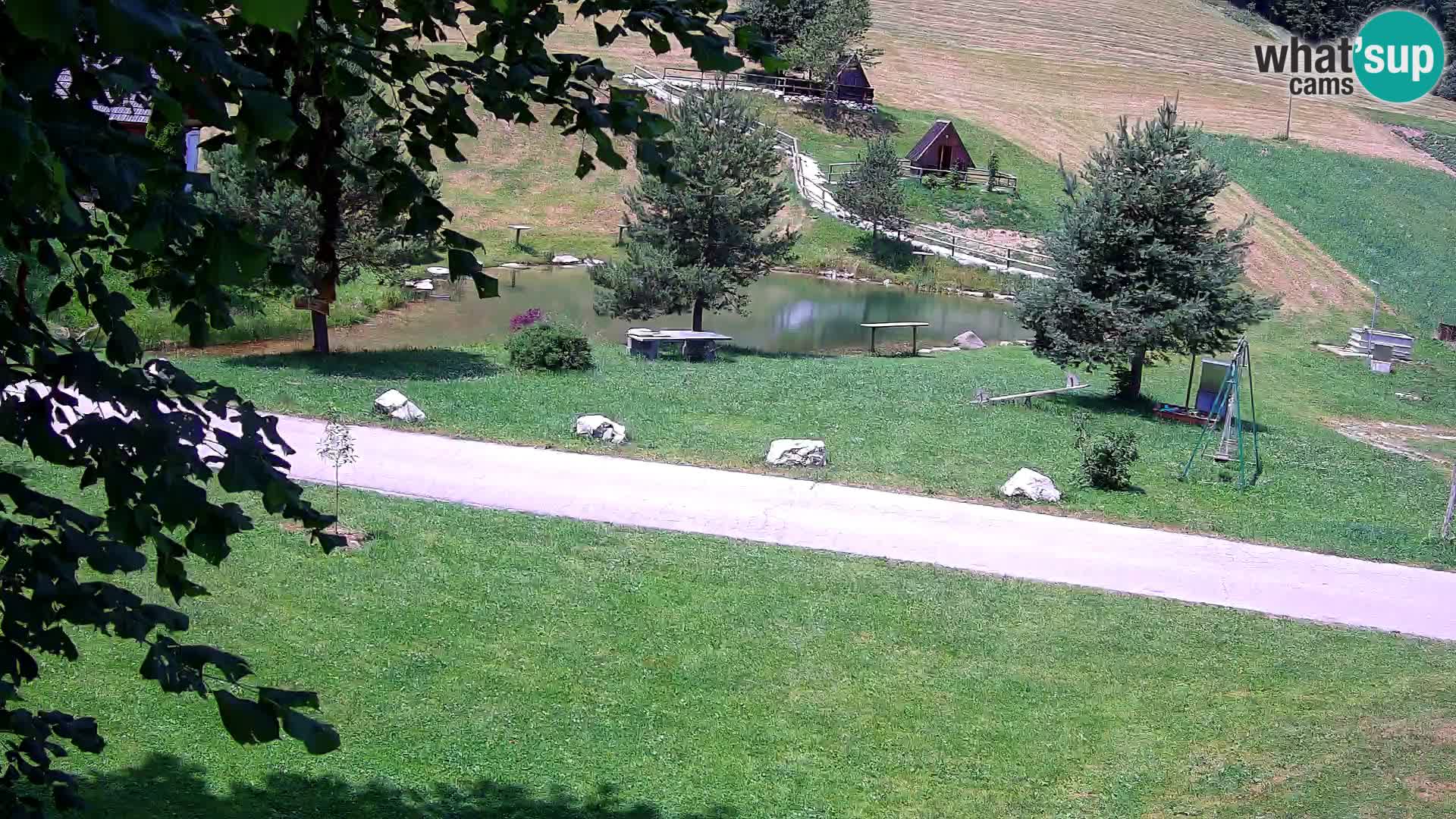Ribnjak na domaćinstvu Pr’Vrhovc | Web kamera