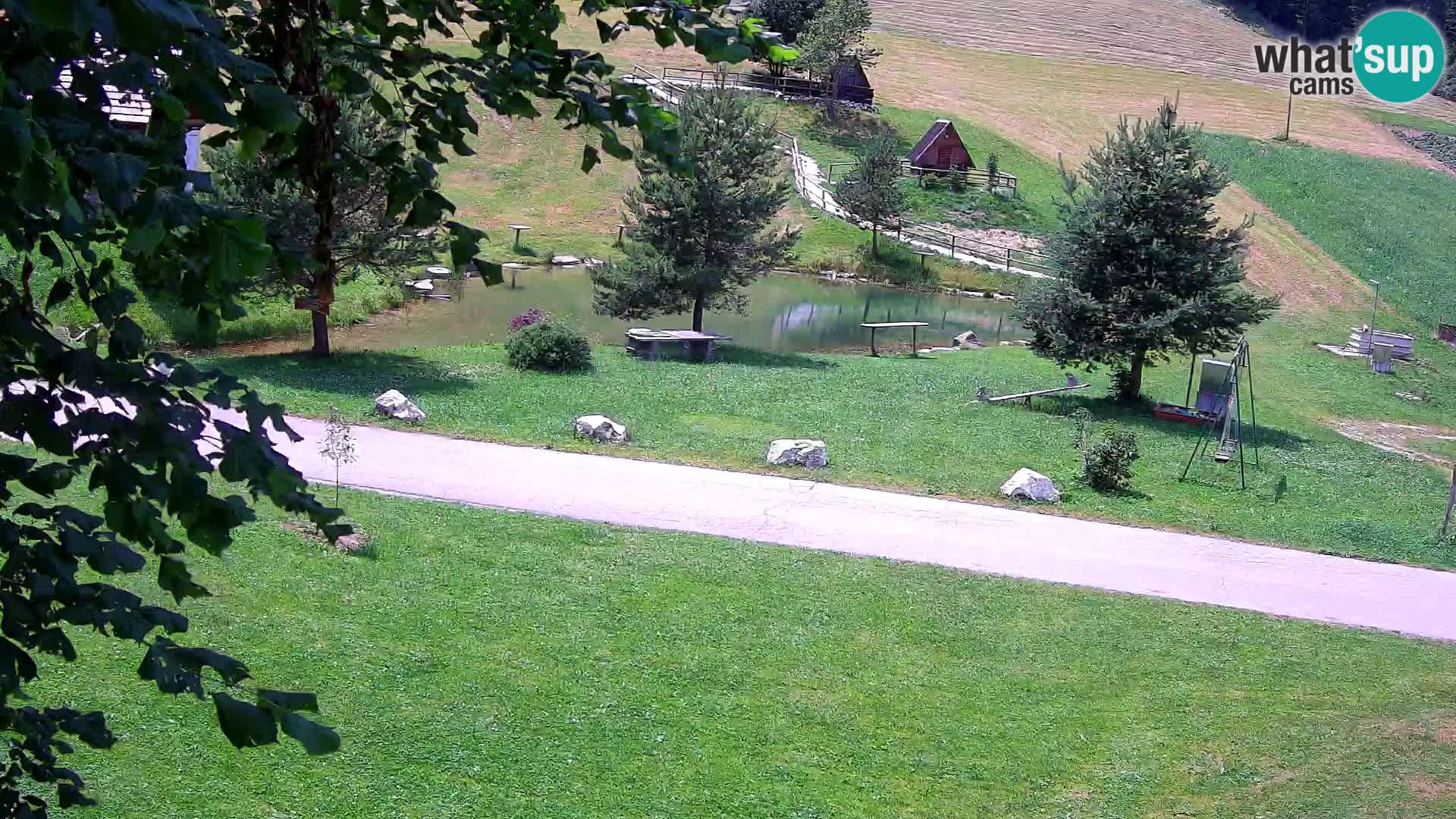 Ribnjak na domaćinstvu Pr’Vrhovc | Web kamera