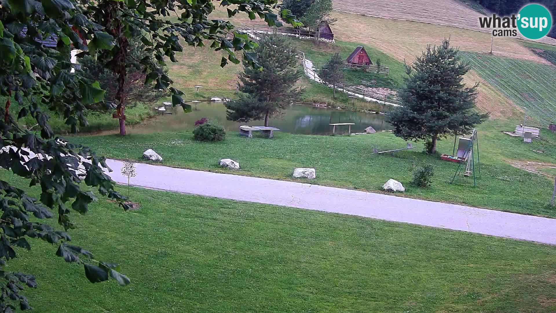 Étang à la ferme Pr’Vrhovc | Caméra en direct