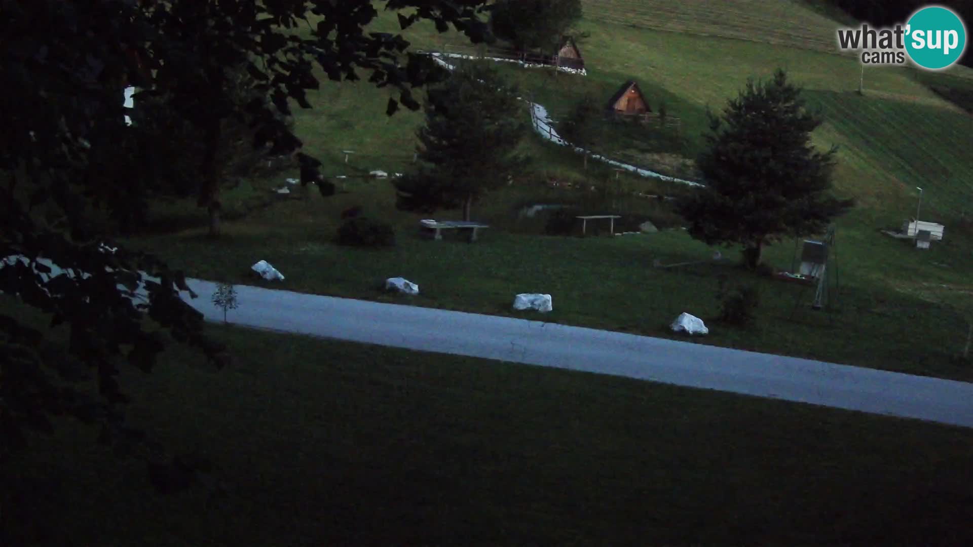 Stagno presso la Fattoria turistica Pr’Vrhovc | webcam in diretta