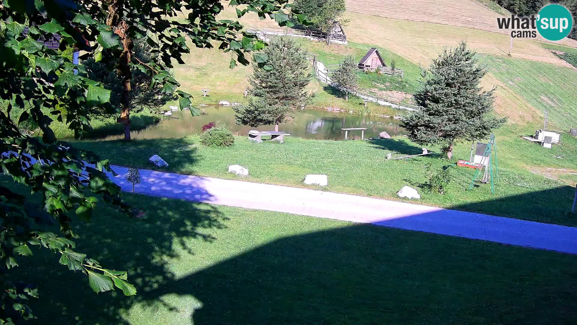 Étang à la ferme Pr’Vrhovc | Caméra en direct