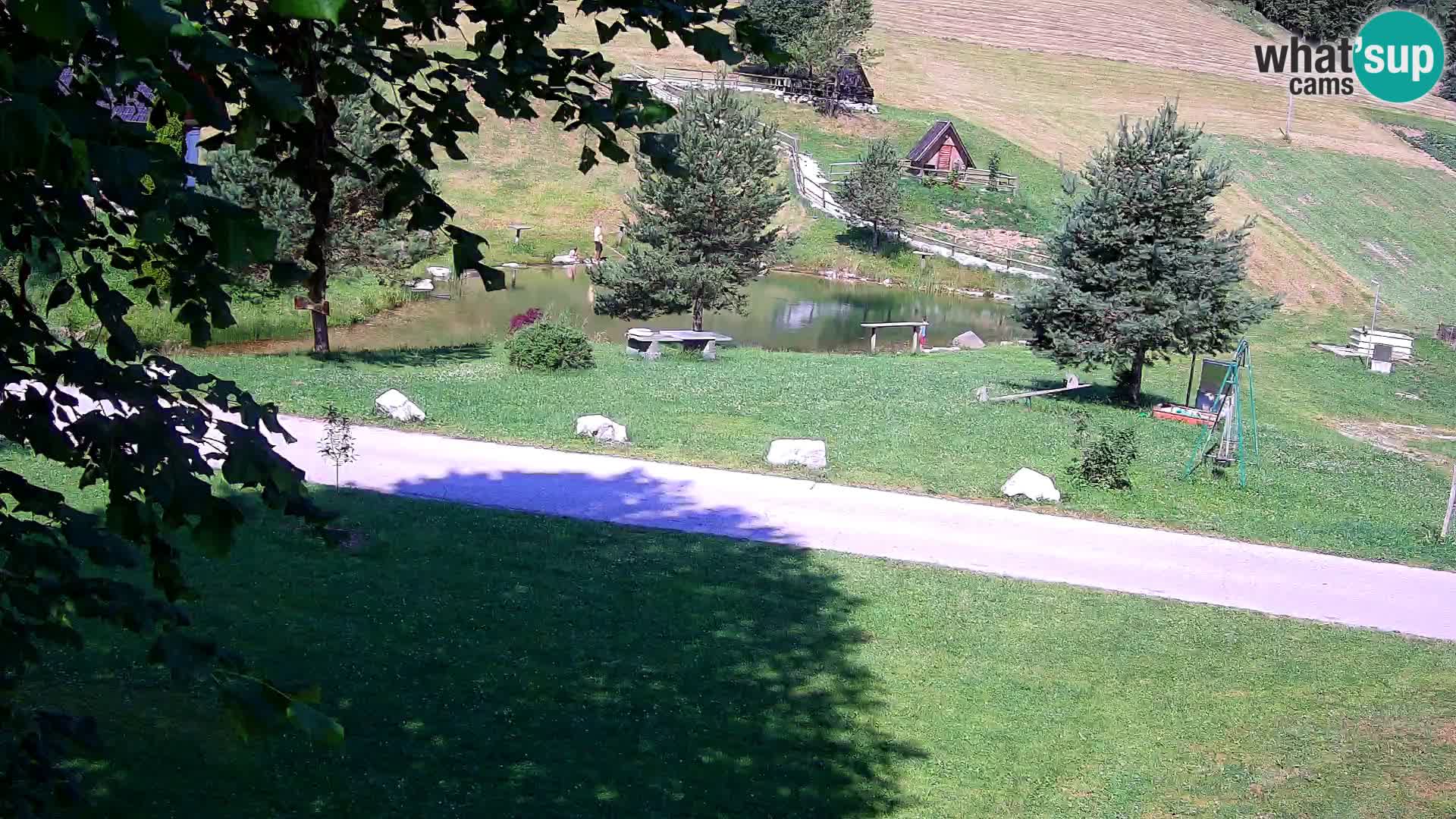 Estanque en la Finca Pr’Vrhovc | Cámara web