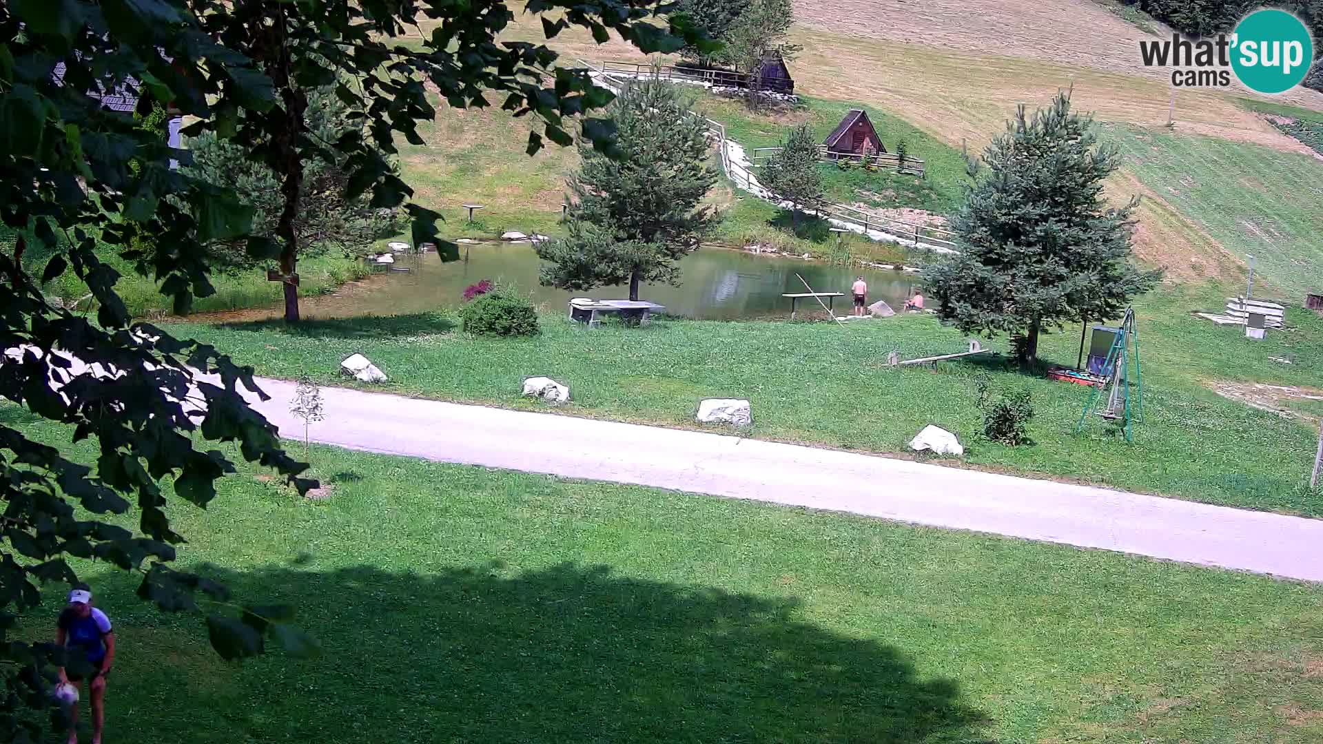 Pond at the Pr’Vrhovc Homestead Webcam