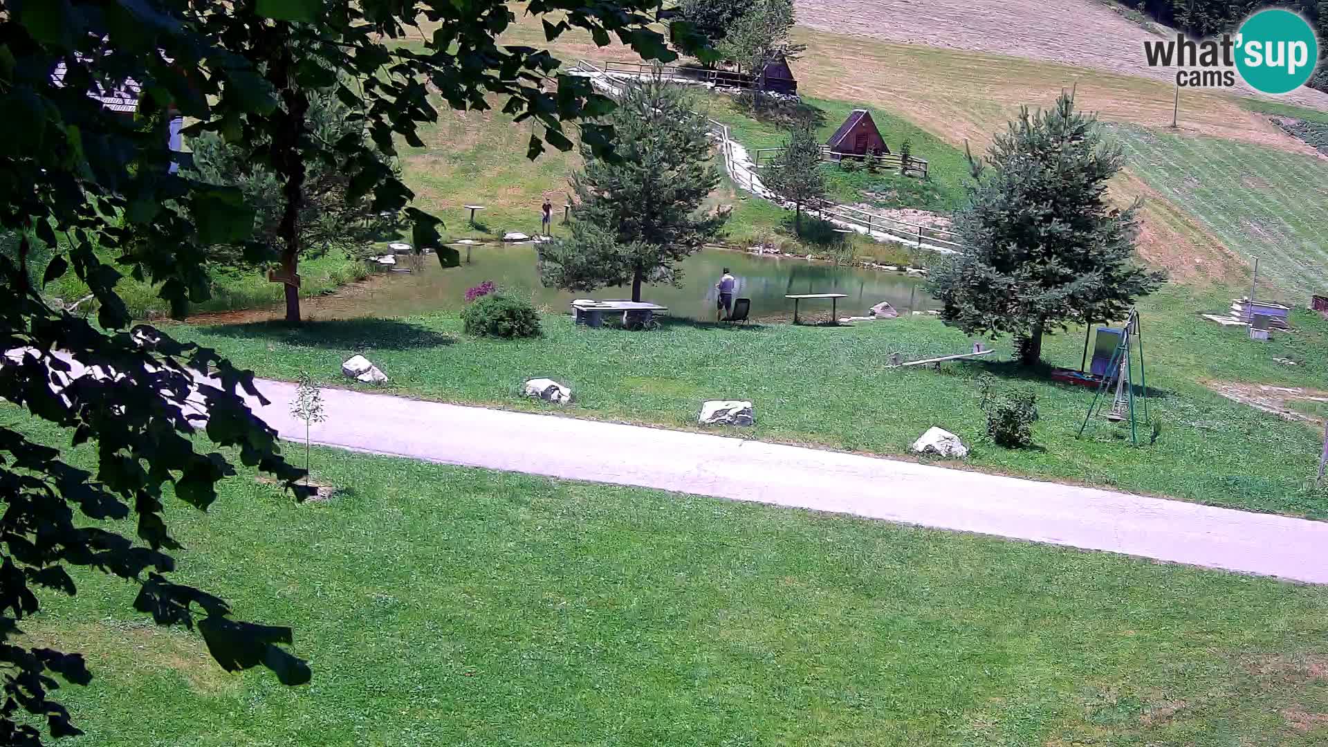 Estanque en la Finca Pr’Vrhovc | Cámara web