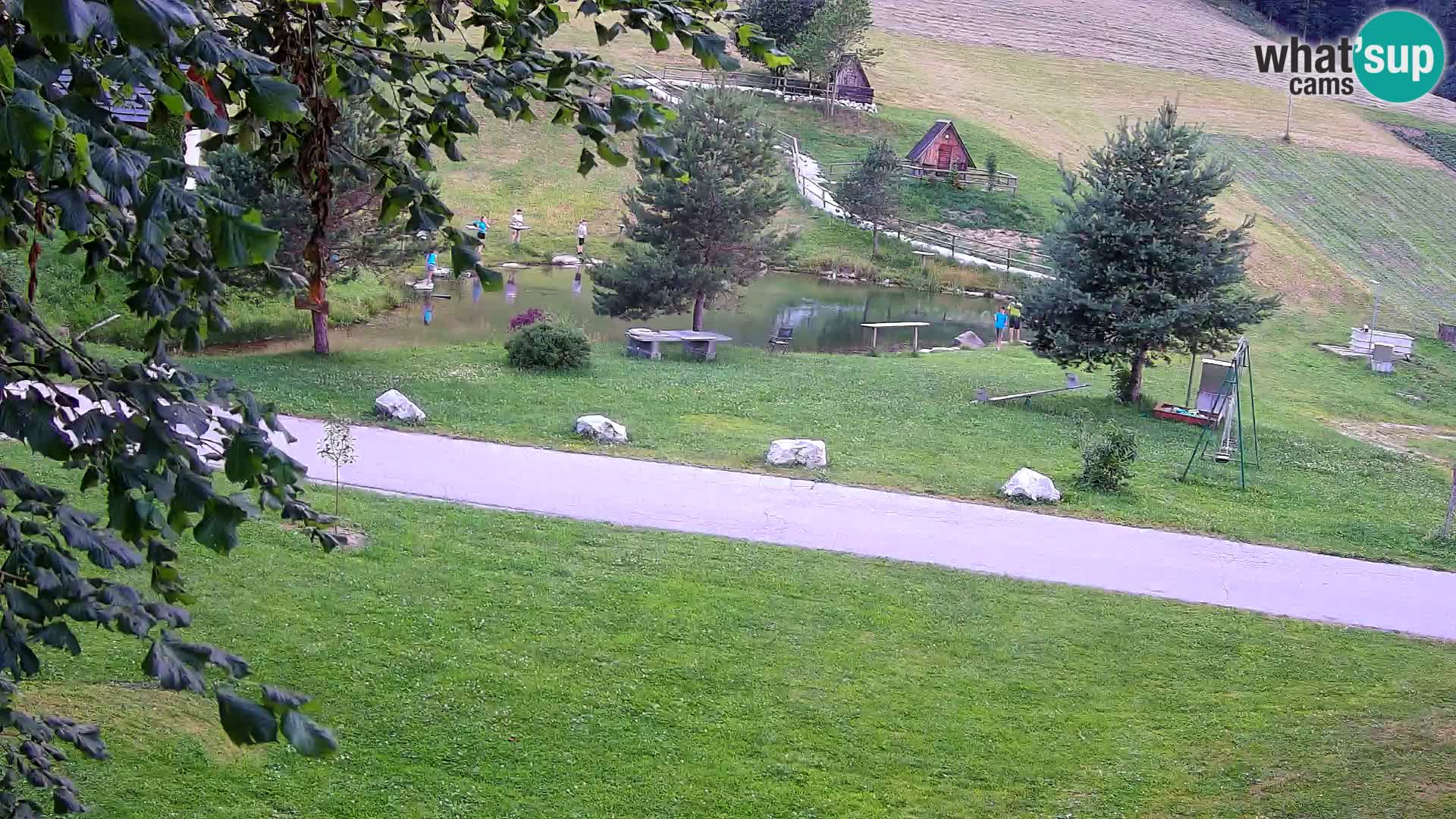 Pond at the Pr’Vrhovc Homestead Webcam