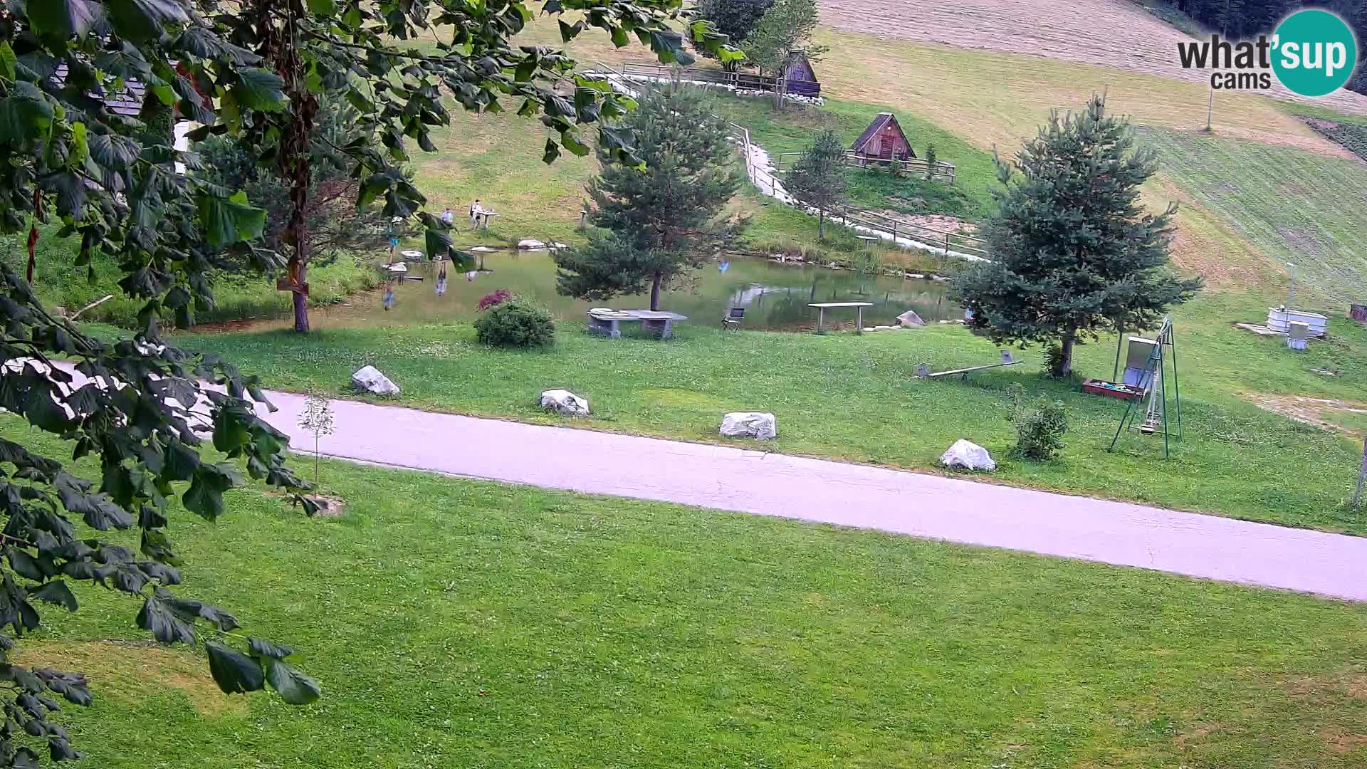 Pond at the Pr’Vrhovc Homestead Webcam