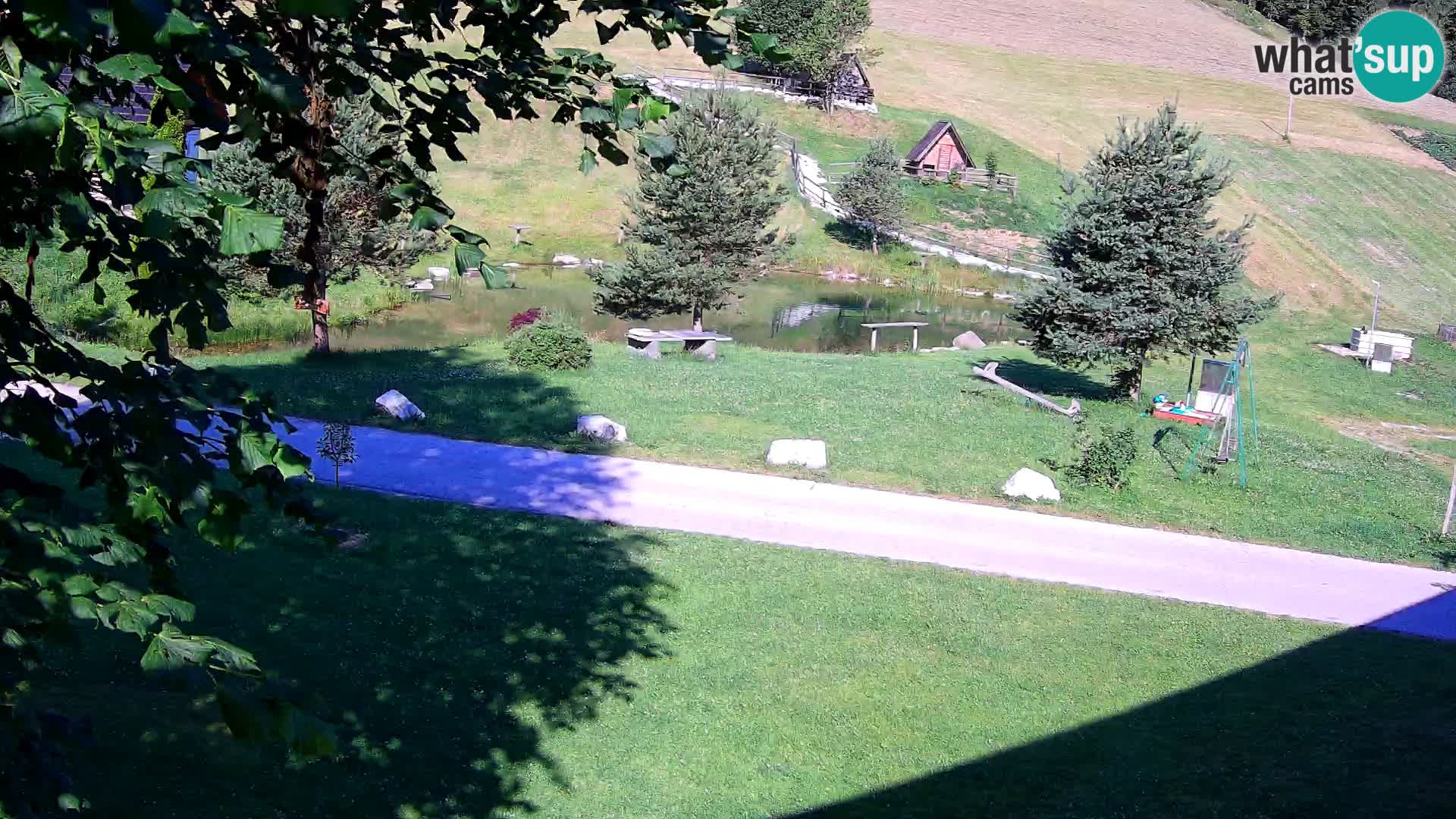 Étang à la ferme Pr’Vrhovc | Caméra en direct