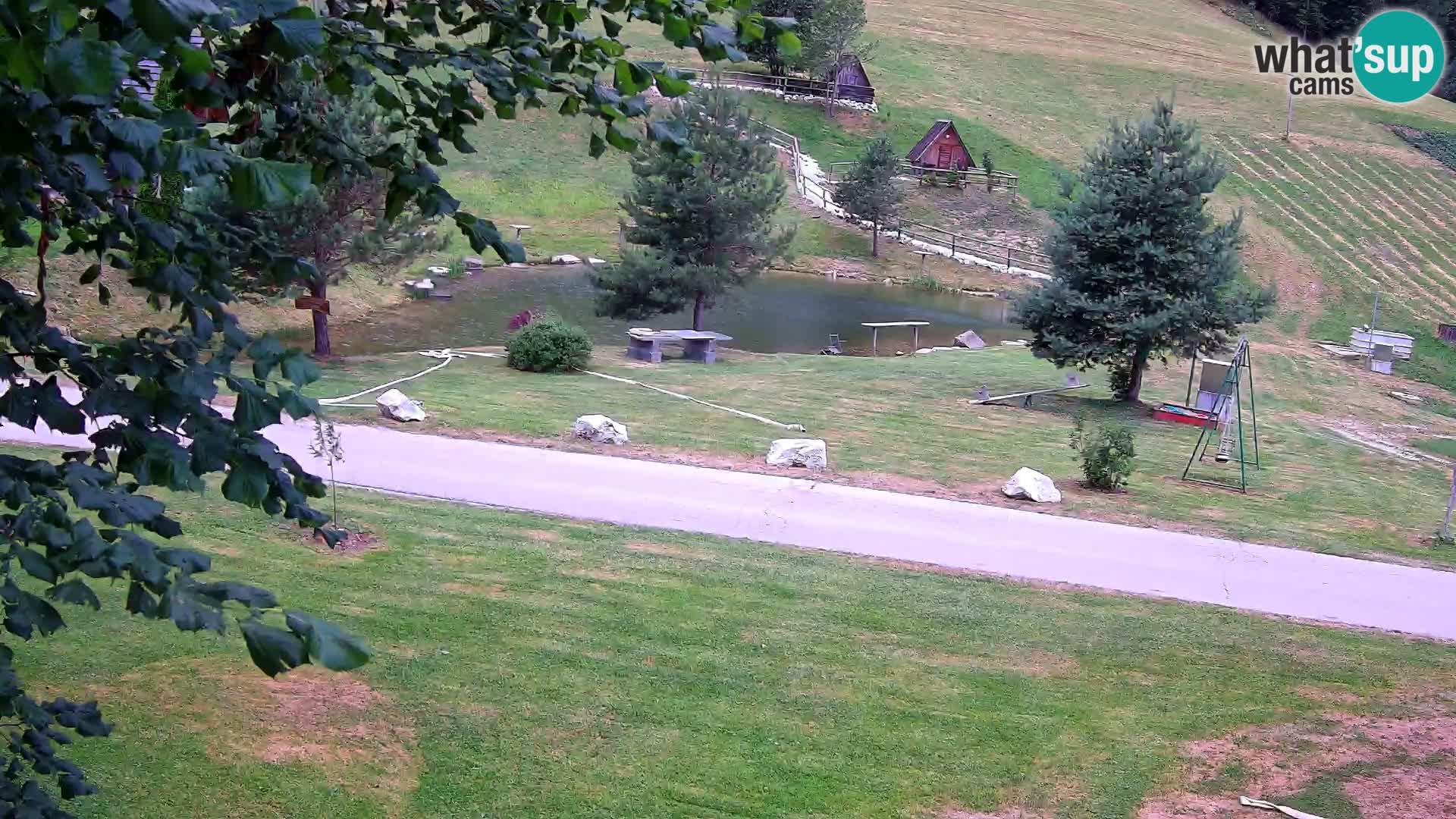 Étang à la ferme Pr’Vrhovc | Caméra en direct