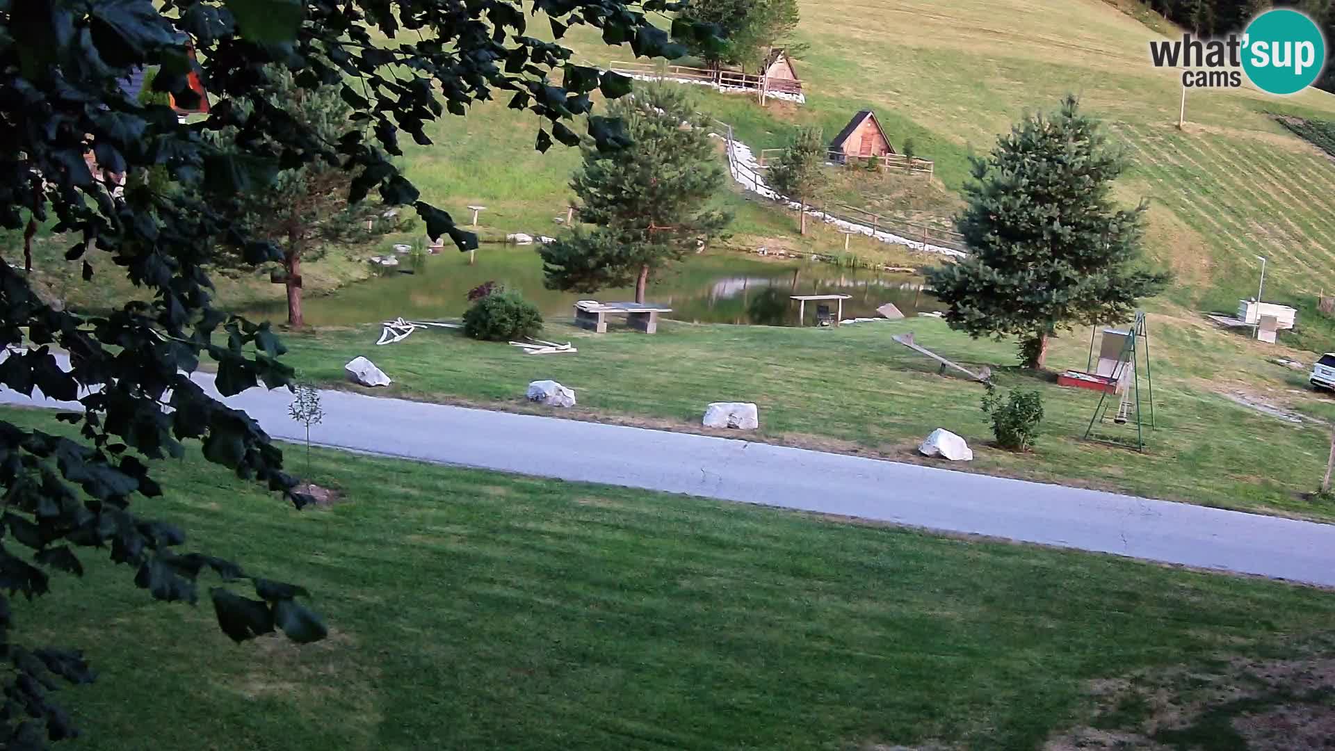 Teich auf dem Bauernhof Pr’Vrhovc | Webkamera