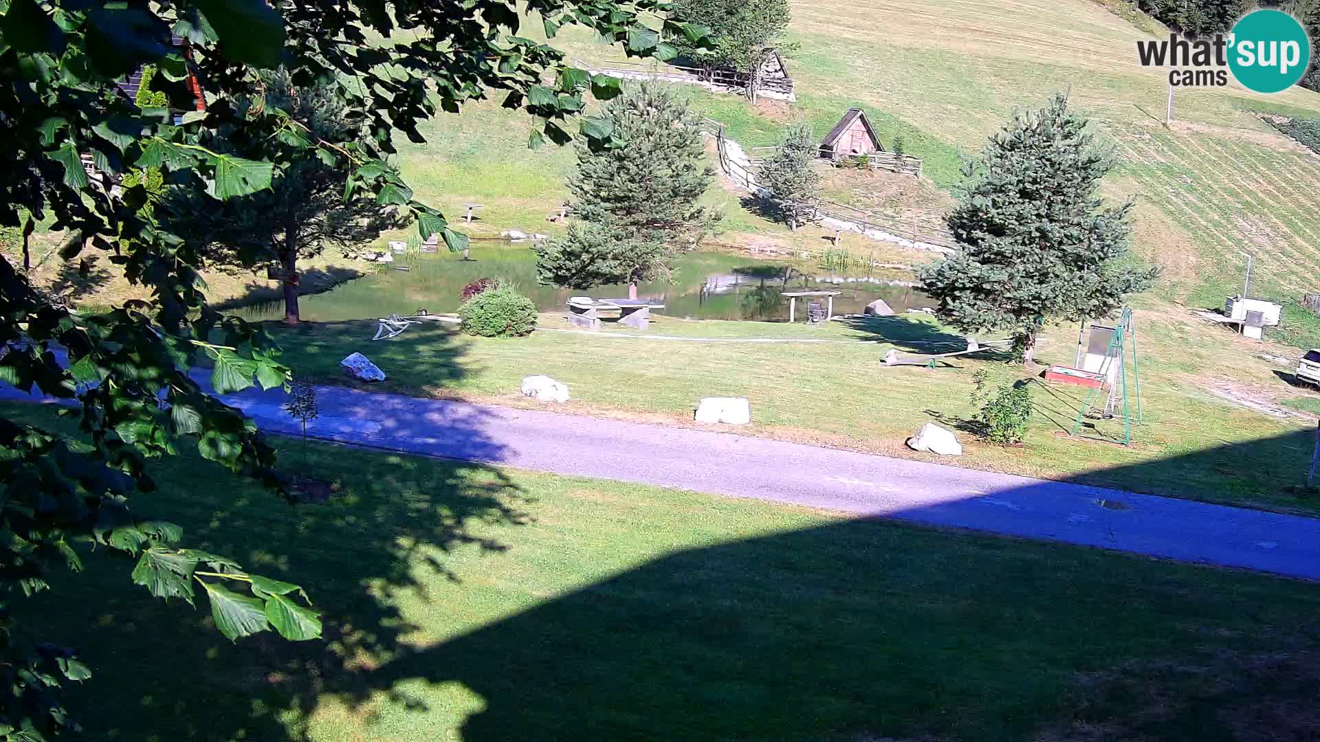 Pond at the Pr’Vrhovc Homestead Webcam